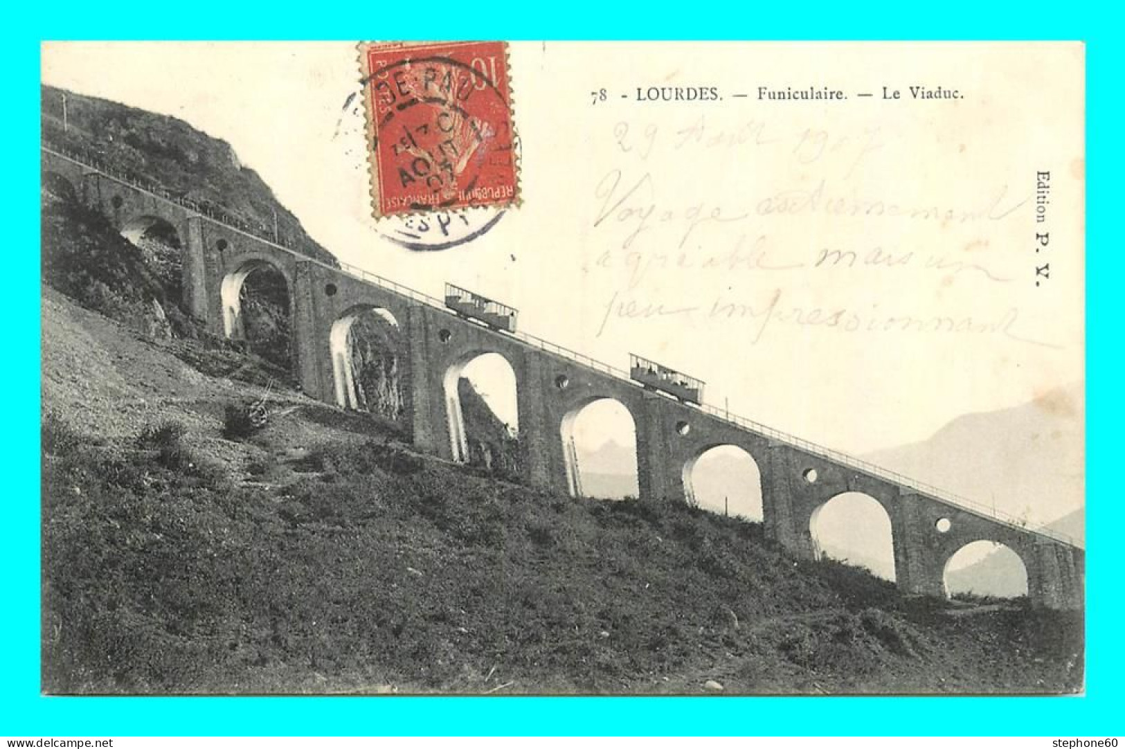 A805 / 369 65 - LOURDES Funiculaire Viaduc - Lourdes