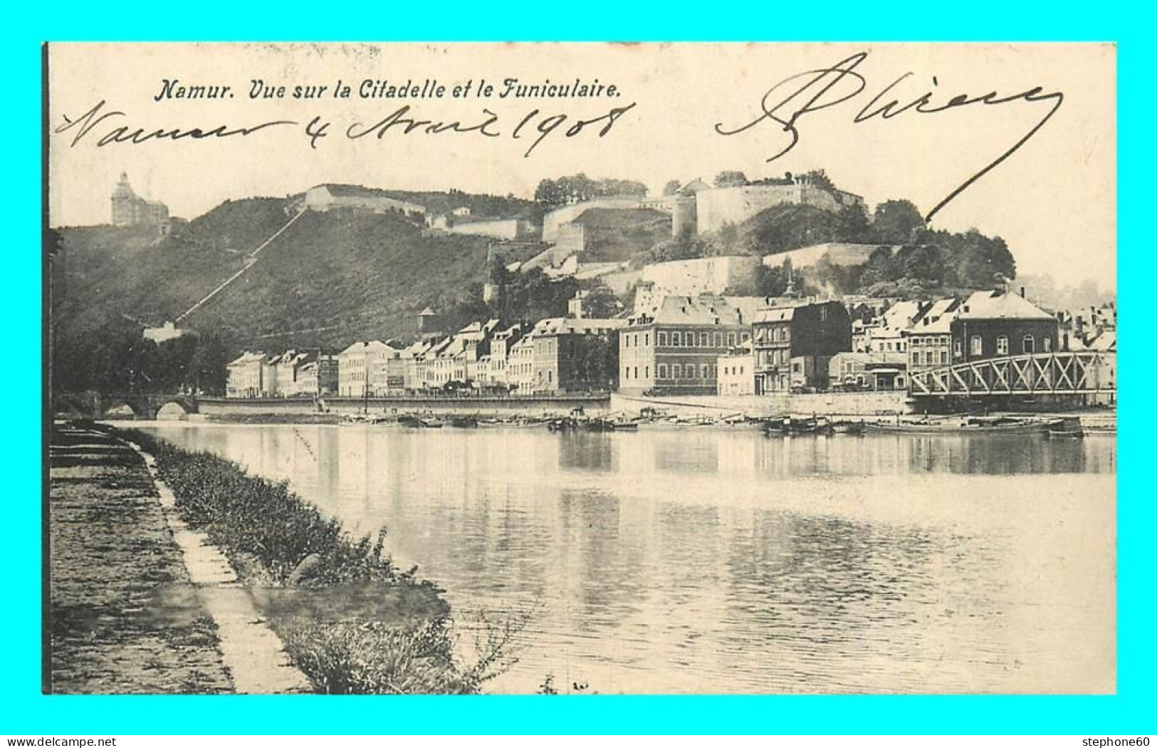 A805 / 375 NAMUR Vue Sur La Citadelle Et Funiculaire - Namur