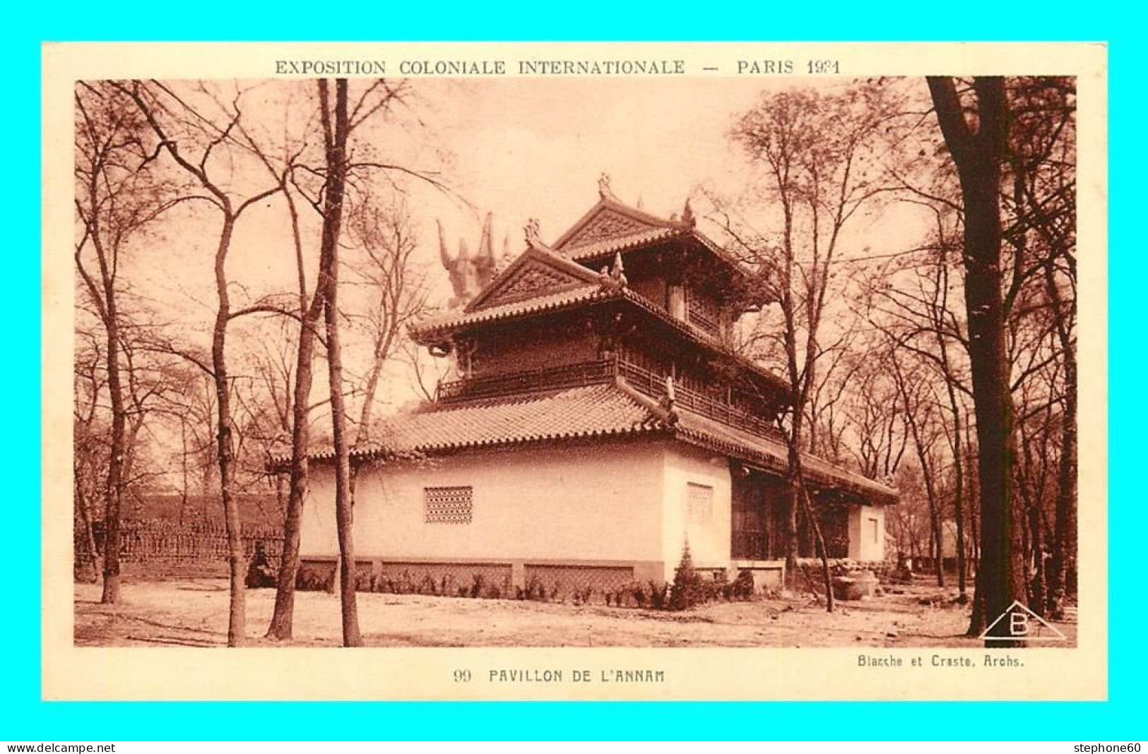 A805 / 009 75 - PARIS Exposition Coloniale 1931 Pavillon De L'Annam - Tentoonstellingen