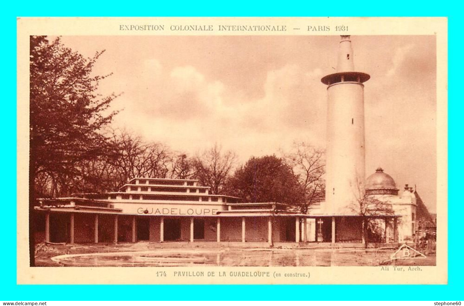 A805 / 021 75 - PARIS Exposition Coloniale 1931 Pavillon De La Guadeloupe - Tentoonstellingen