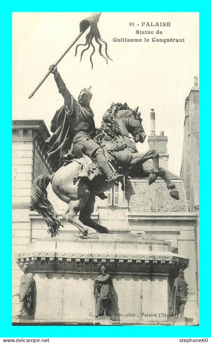 A806 / 649 14 - FALAISE Statue De Guillaume Le Conquérant - Falaise