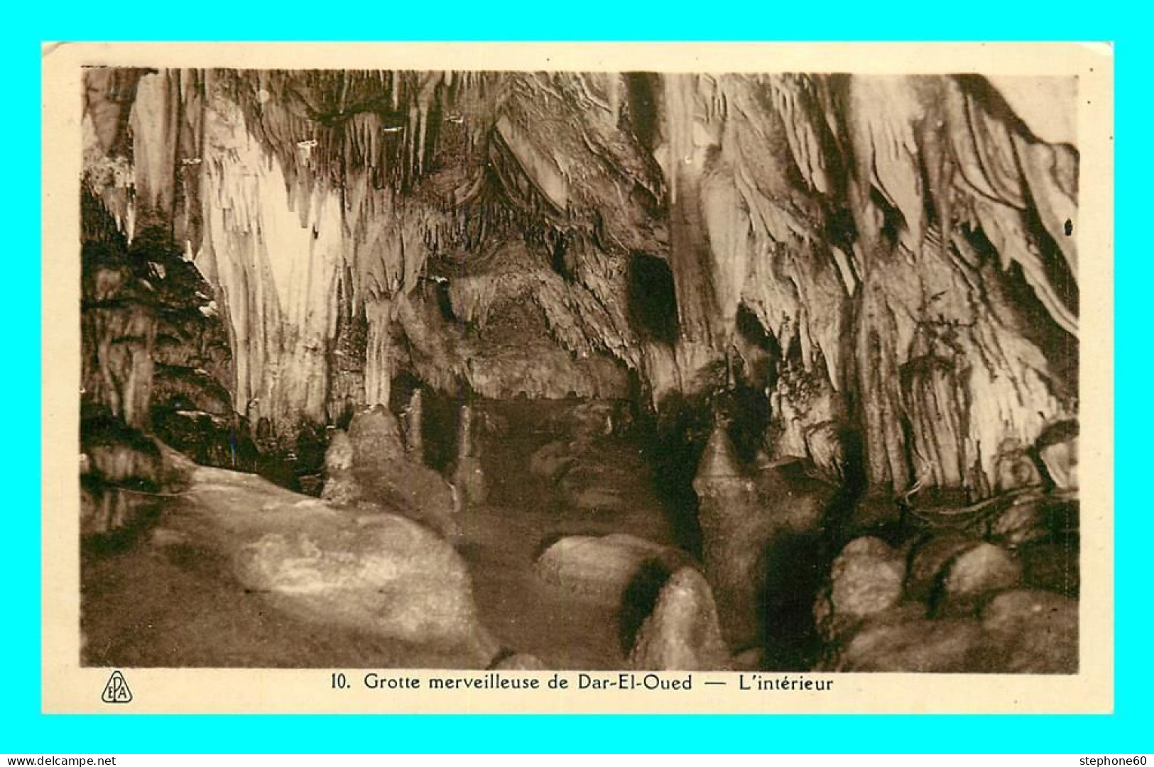 A806 / 021 Algerie Grotte Merveilleuse De Dar El Oued Intérieur - Otros & Sin Clasificación