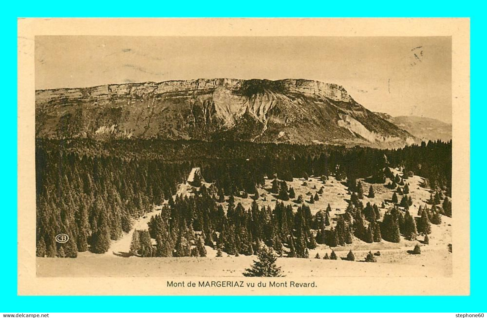 A806 / 399 Timbre Sur CPA Mont De MARGERIAZ N° 671 + 676 + 690 - 1921-1960: Modern Tijdperk