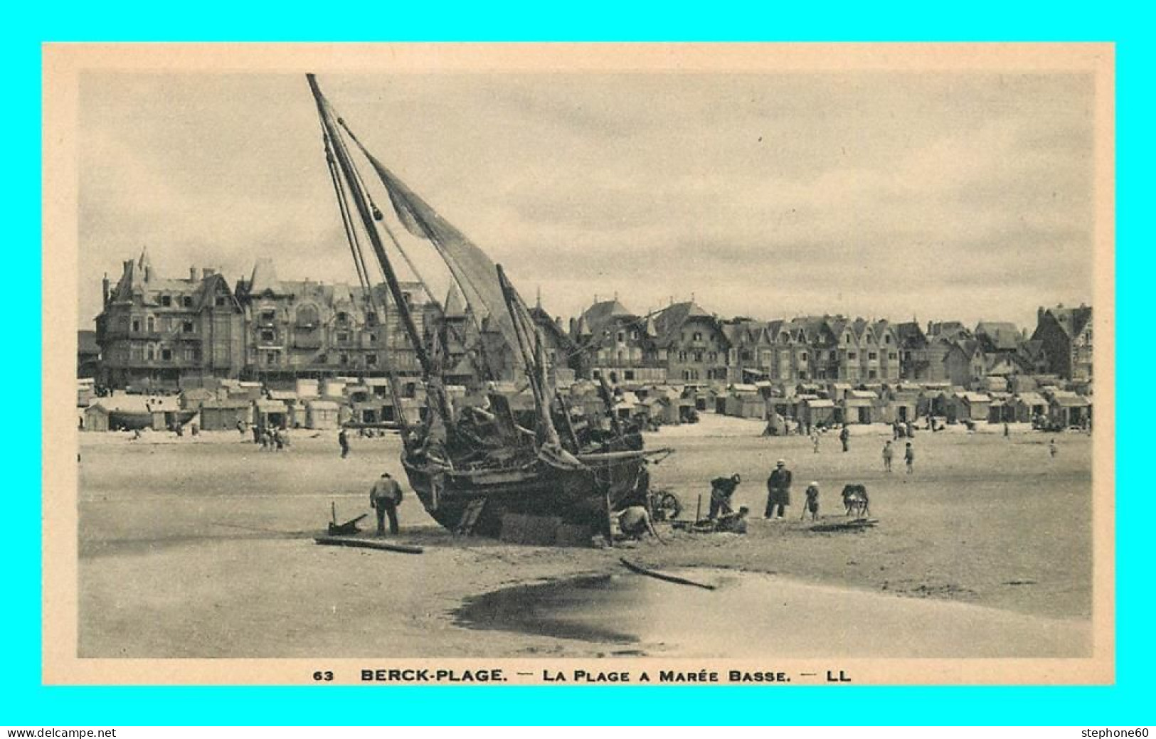 A807 / 013 62 - BERCK PLAGE La Plage à Marée Basse - Berck