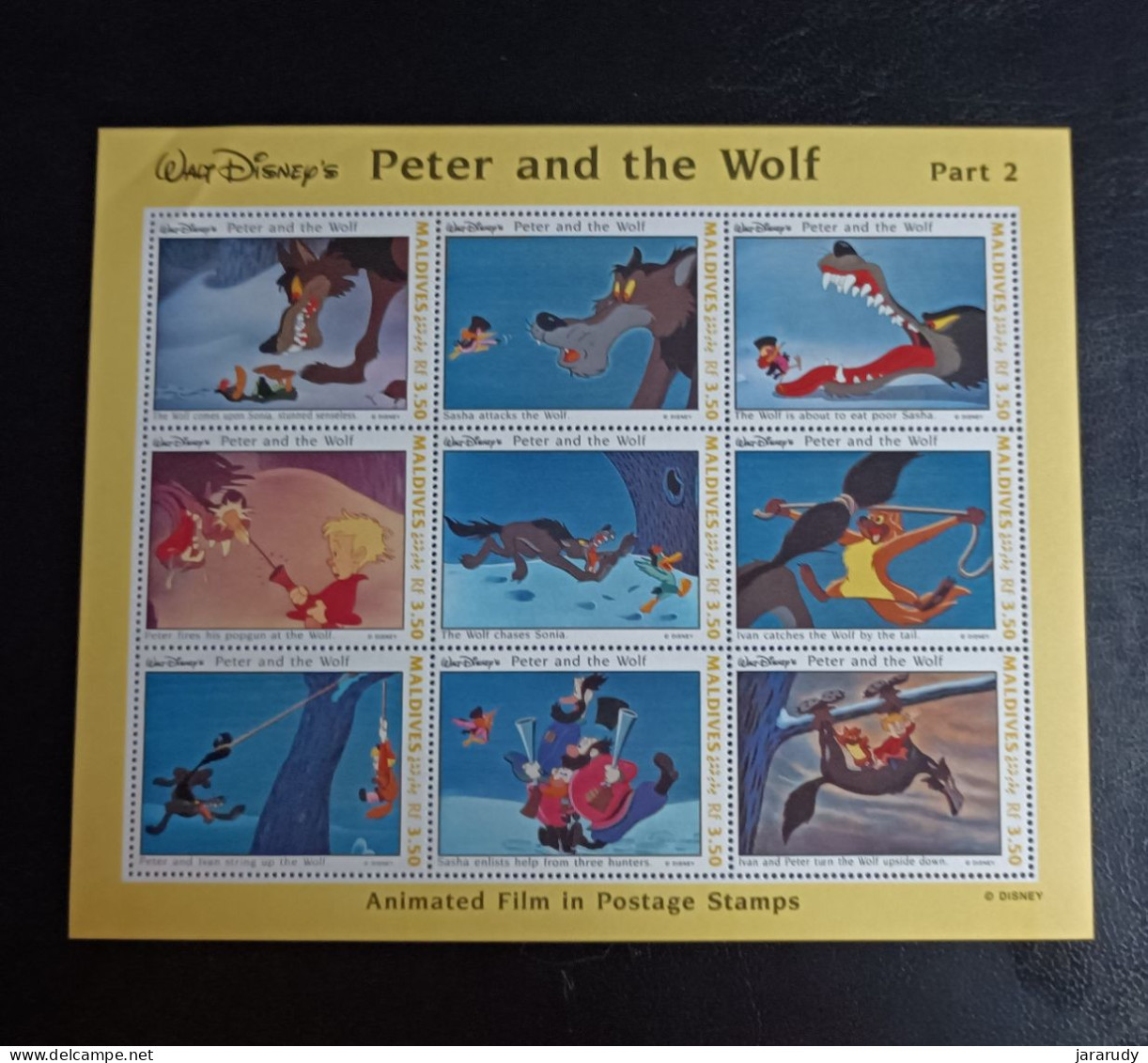 DISNEY MALDIVAS 1993  Yv 1756/64 MNH - Disney