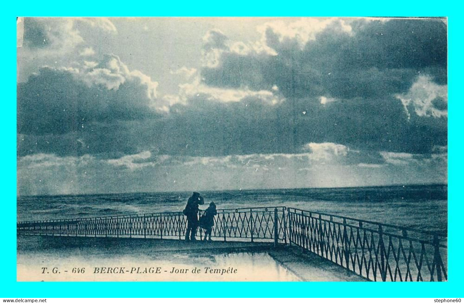 A808 / 407 62 - BERCK PLAGE Jour De Tempete - Berck