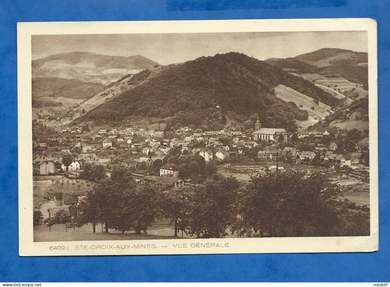 CPA - 68 - Ste-Croix-aux-Mines - Vue Générale - Circulée - Sainte-Croix-aux-Mines