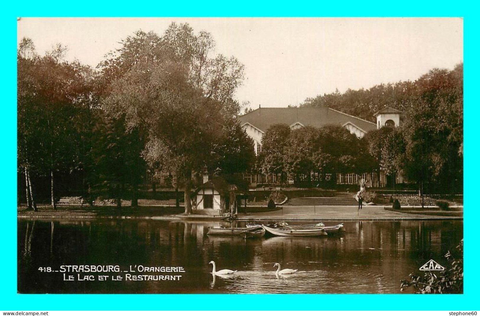 A809 / 355 67 - STRASBOURG L'Orangerie Lac Et Restaurant - Strasbourg