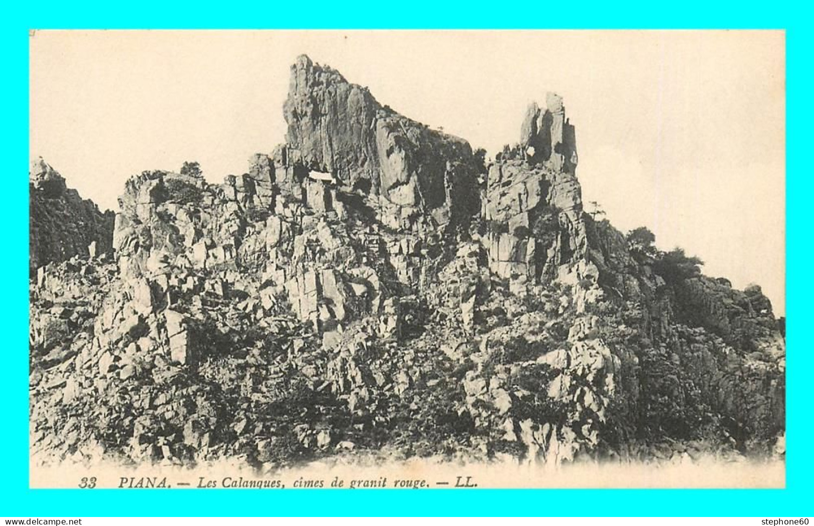 A812 / 185 20 - CORSE PIANA Calanques Cimes De Granit Rouge - Sonstige & Ohne Zuordnung