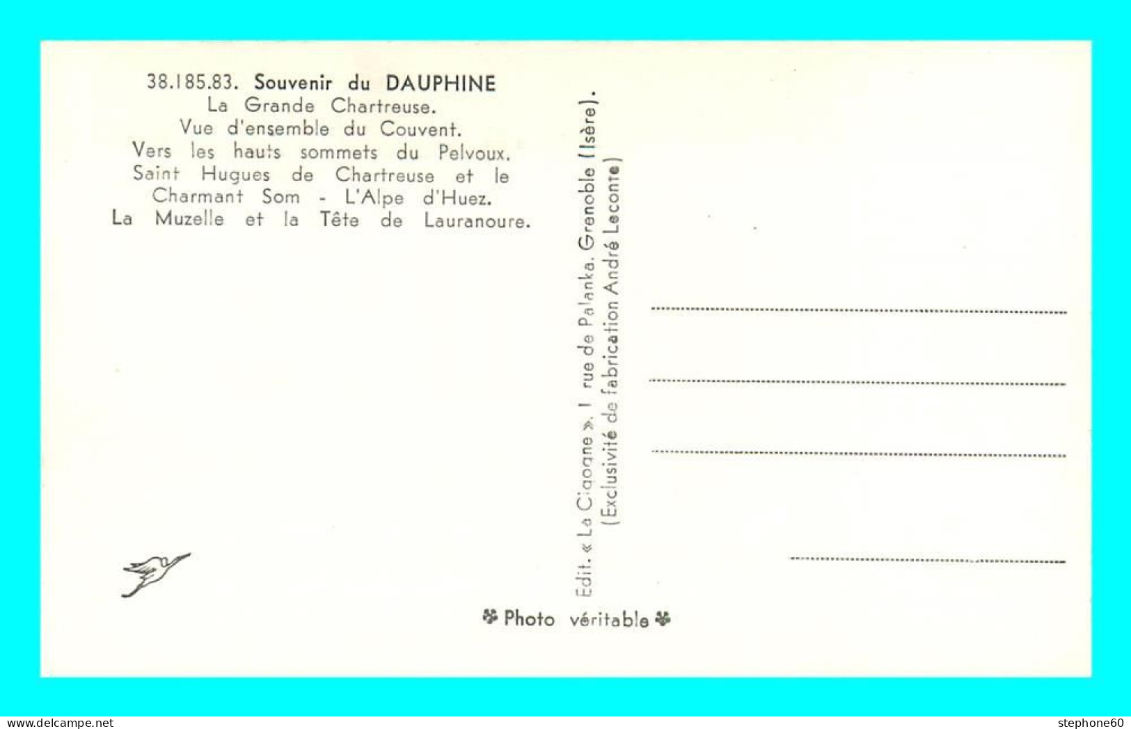 A813 / 063 38 - LA GRANDE CHARTREUSE Vue D'ensemble Du Couvent Multivues - Chartreuse