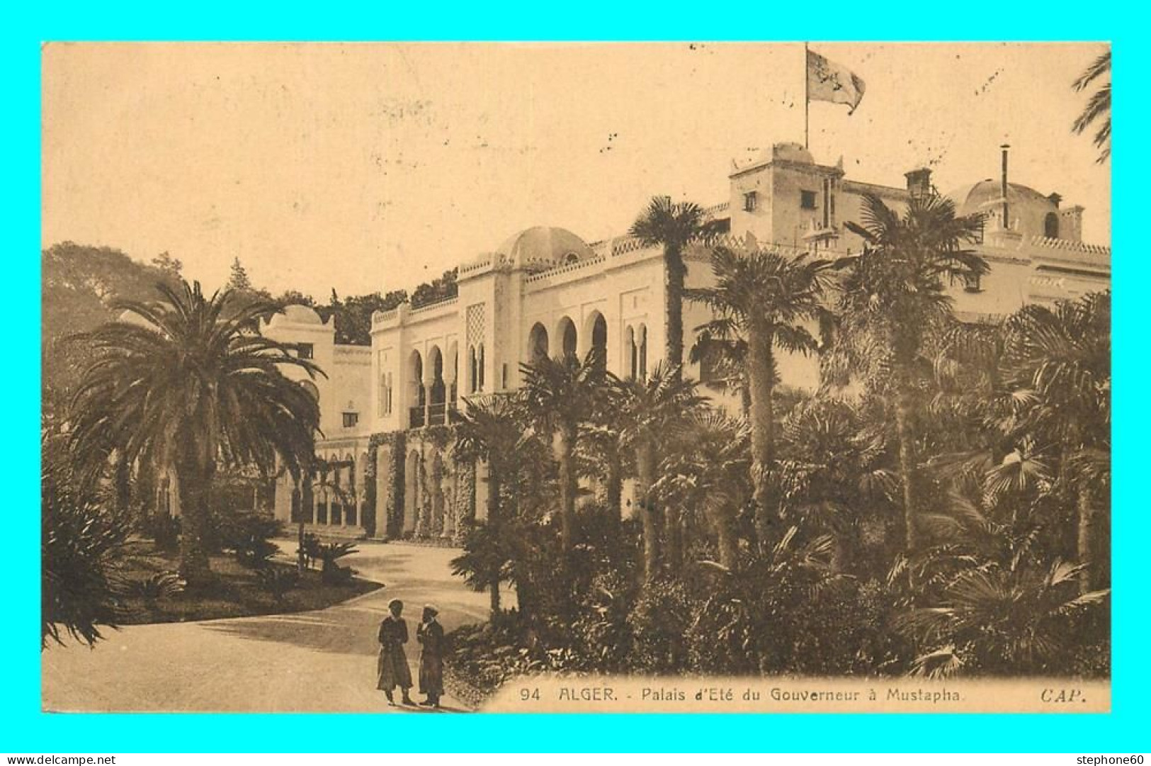 A813 / 087 Algérie ALGER Palais D'Eté Du Gouvernement à Mustapha ( Timbre ) - Algeri