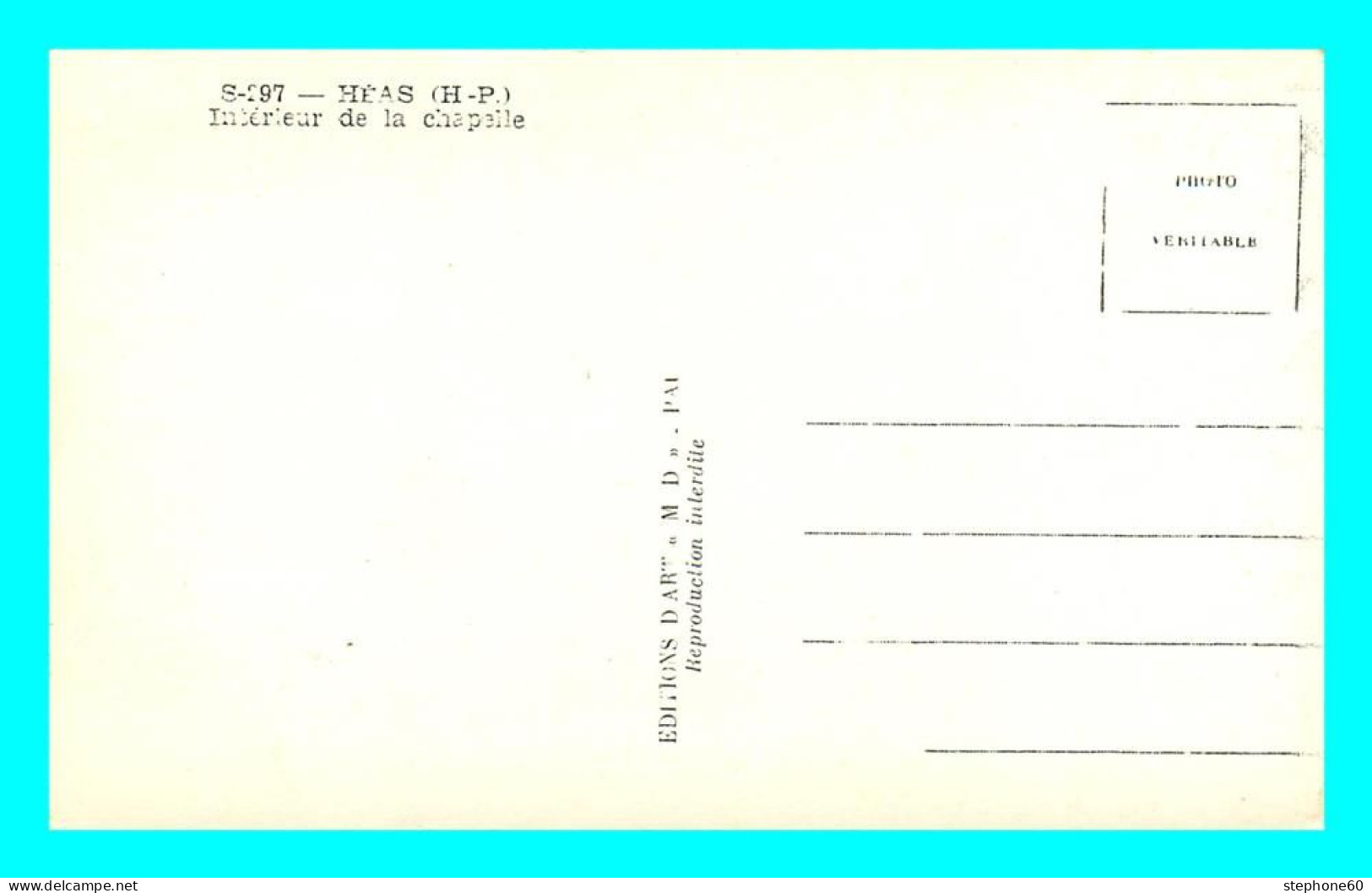 A813 / 183 65 - HEAS Intérieur De La Chapelle - Otros & Sin Clasificación