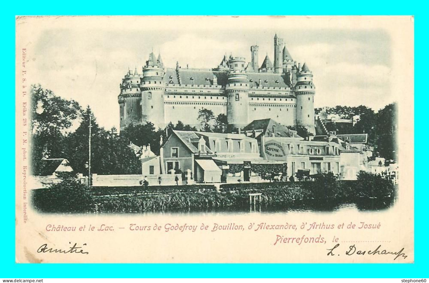 A809 / 151 60 - PIERREFONDS Chateau Et Le Lac - Pierrefonds