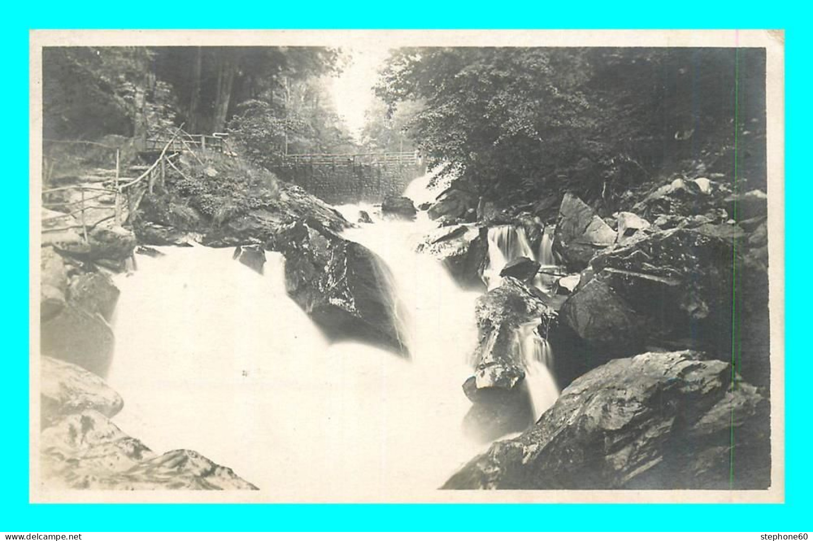 A810 / 147 38 - ALLEVARD Les BAINS Chutes Du Bréda Carte PHOTO - Allevard