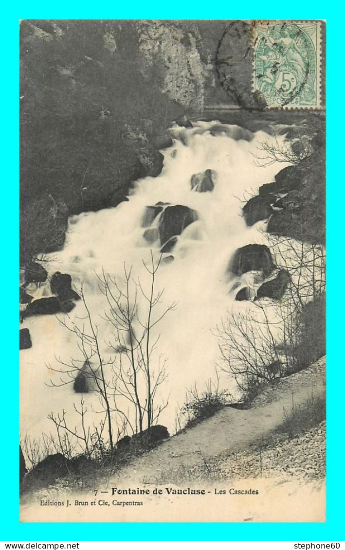 A814 / 549 84 - FONTAINE DE VAUCLUSE Cascades - Ansouis