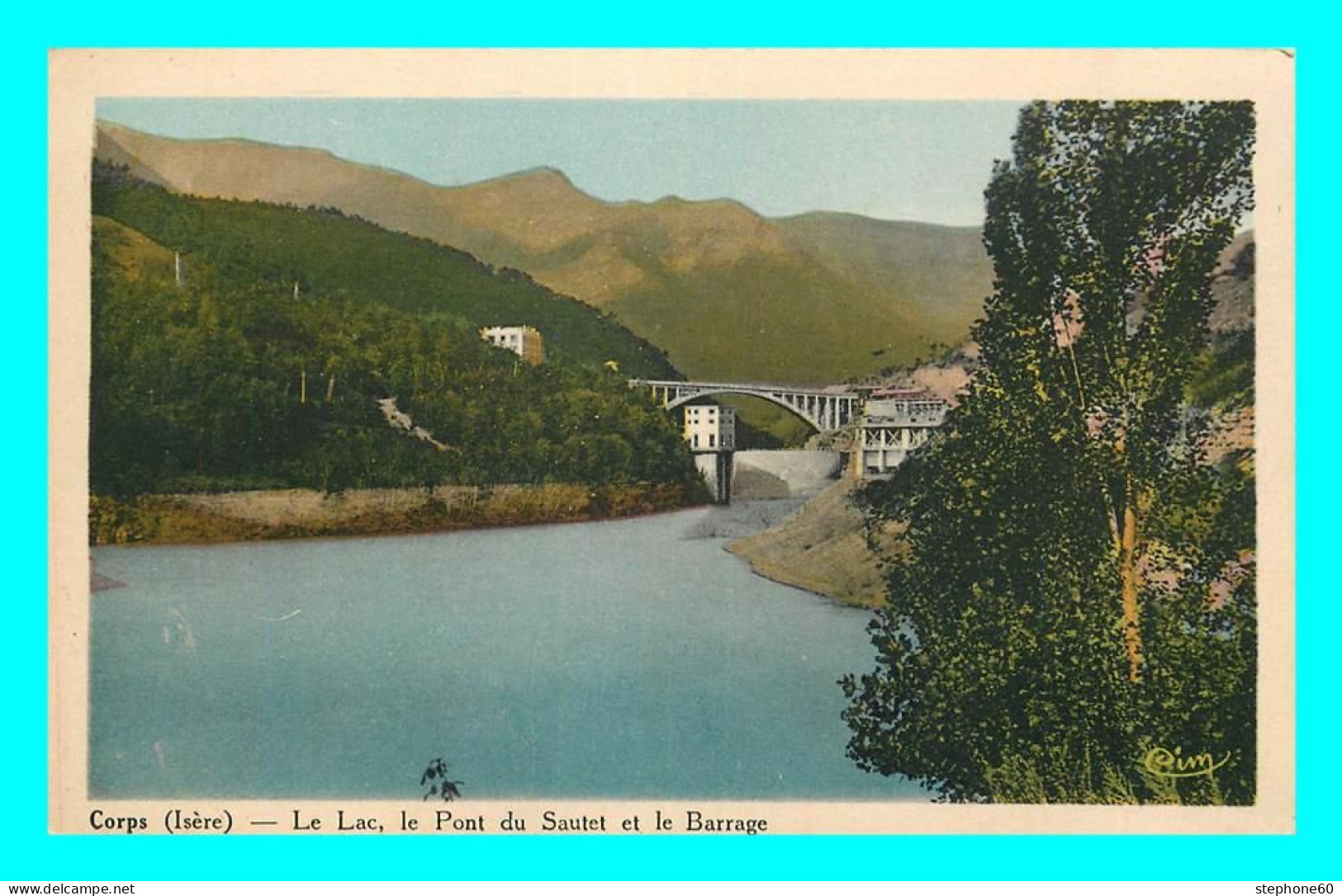 A811 / 485 38 - CORPS Le Lac Le Pont Du Sautet Et Le Barrage - Corps