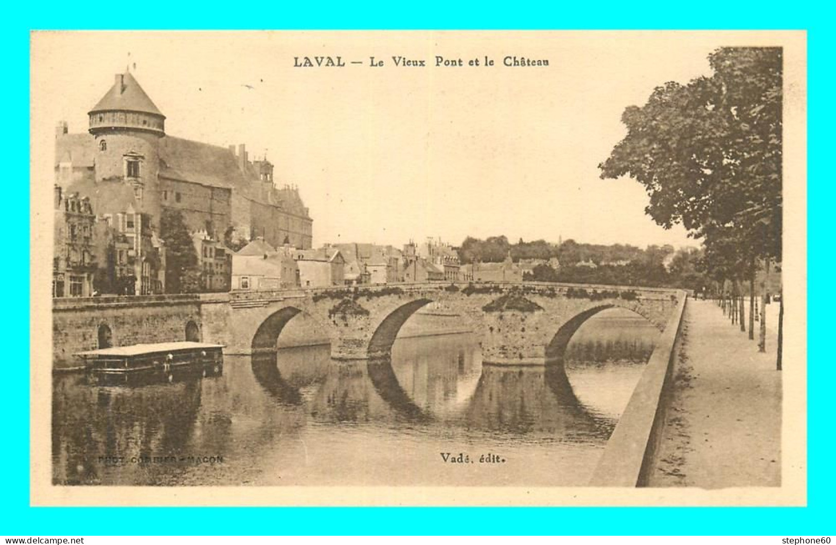 A808 / 189 38 - LAVAL Le Vieux Pont Et Le Chateau - Laval