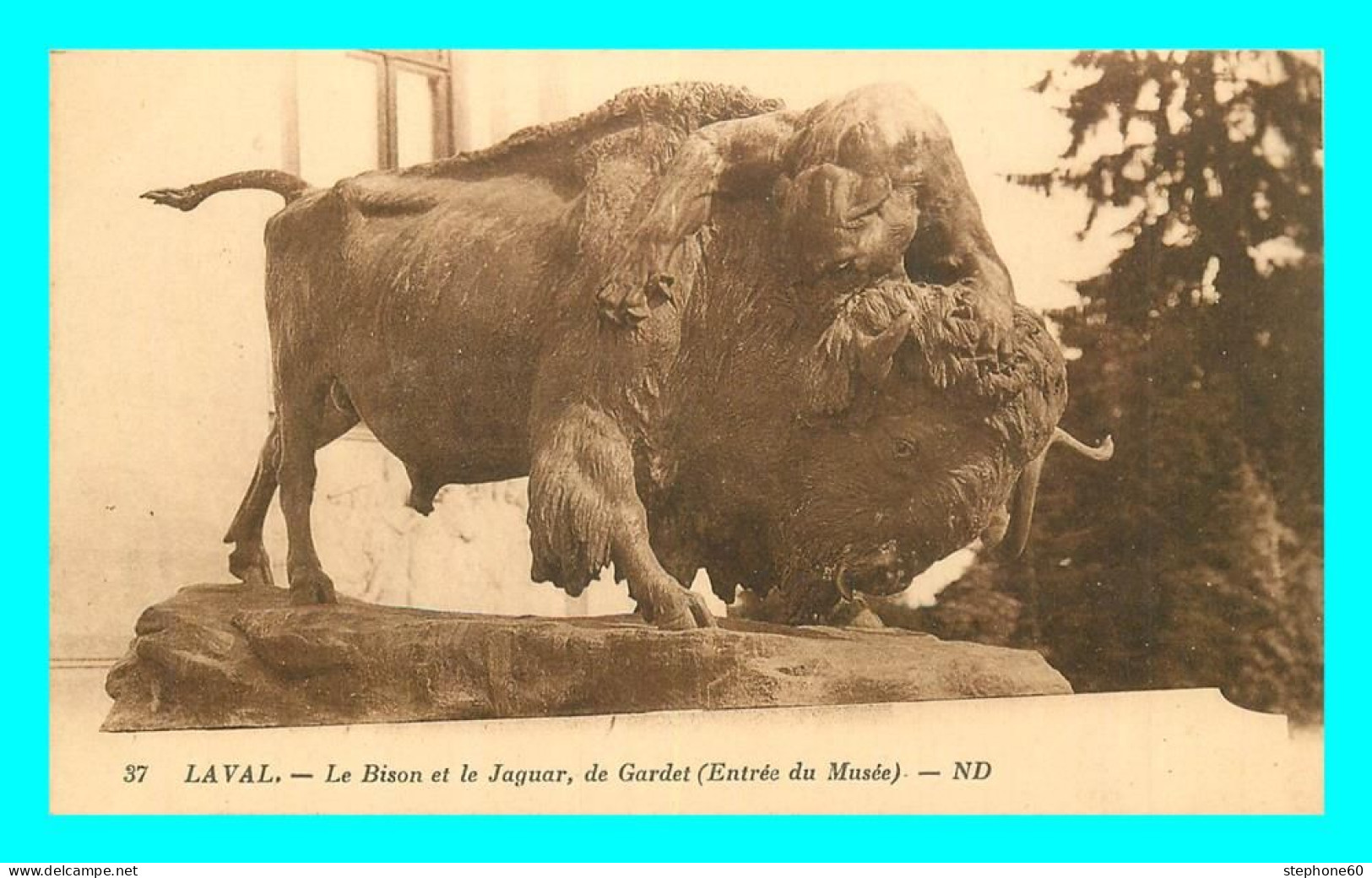 A808 / 195 38 - LAVAL Le Bison Et Le Jaguar De Gardet - Laval