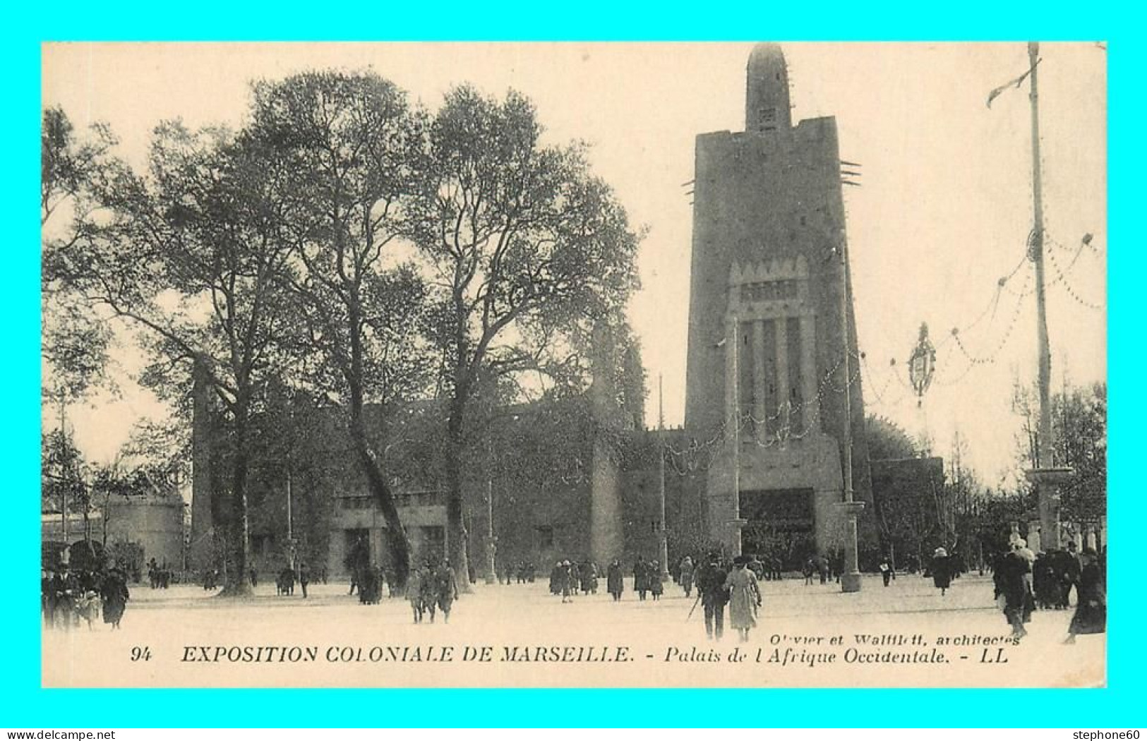 A812 / 523 13 - MARSEILLE Exposition Coloniale Palais De L'Afrique Occidentale - Exposiciones Coloniales 1906 - 1922