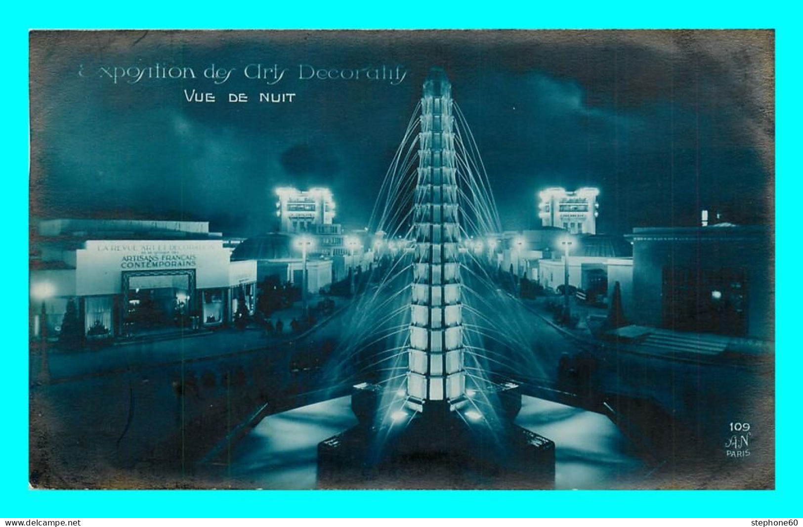 A812 / 431 75 - PARIS Exposition Des Arts Décoratifs Vue De Nuit - Expositions