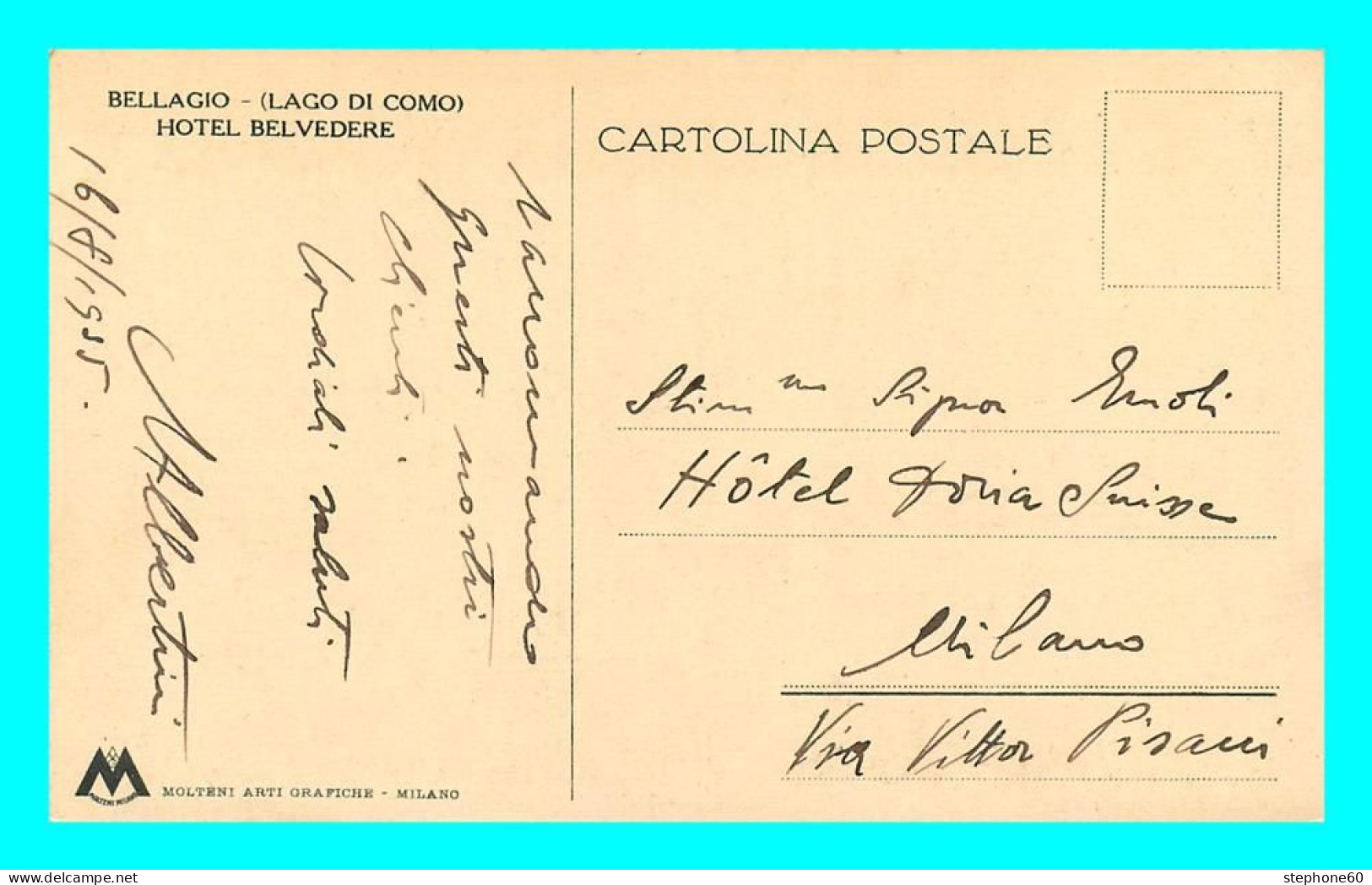 A812 / 351 ITALIE Villa Carlotta Amore E Psiche Cadenabbia - Como