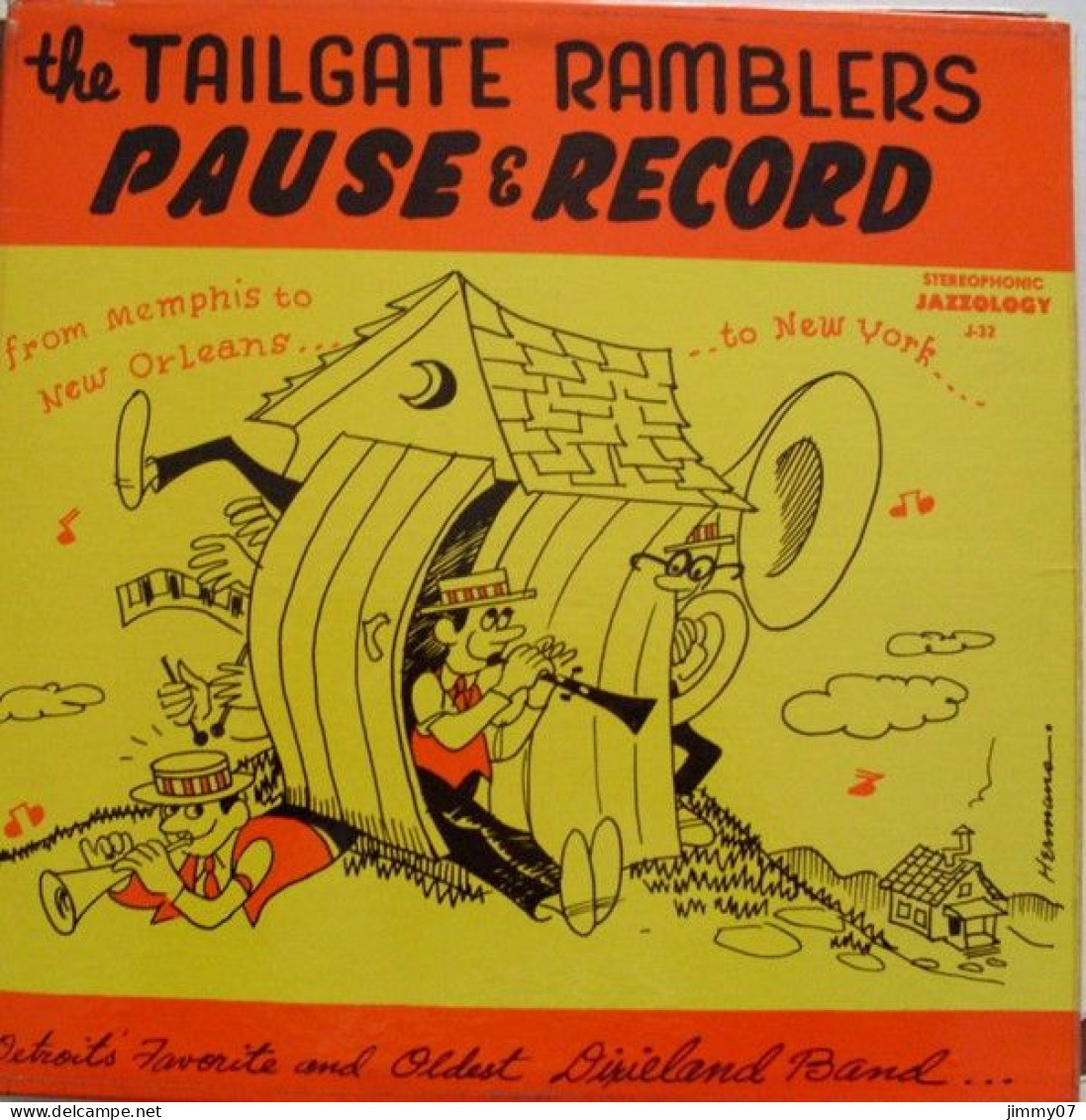 The Tailgate Ramblers - Pause And Record (LP, Album) - Jazz