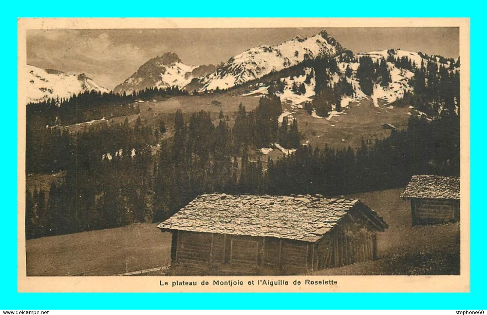 A813 / 259 74 - Plateau De Montjoie Et Aiguille De Roselette - Les Contamines-Montjoie