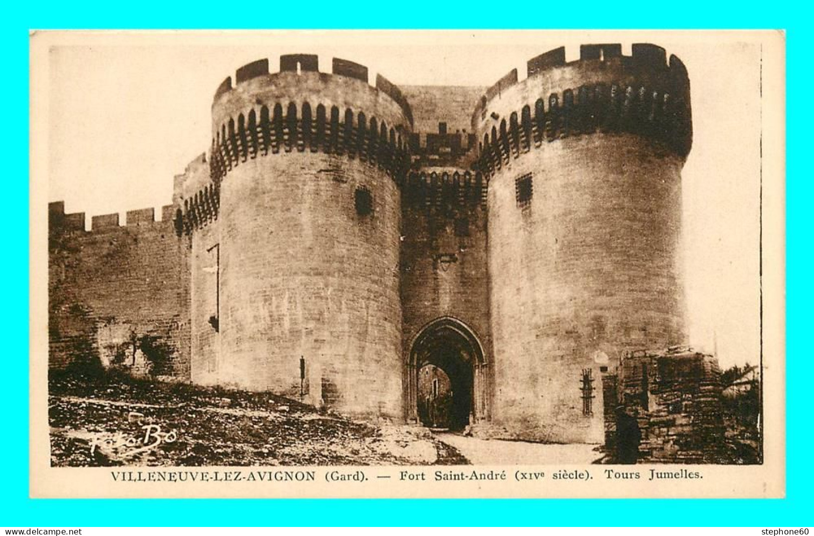 A813 / 419 30 - VILLENEUVE LES AVIGNON Fort Saint André Tours Jumelles - Villeneuve-lès-Avignon