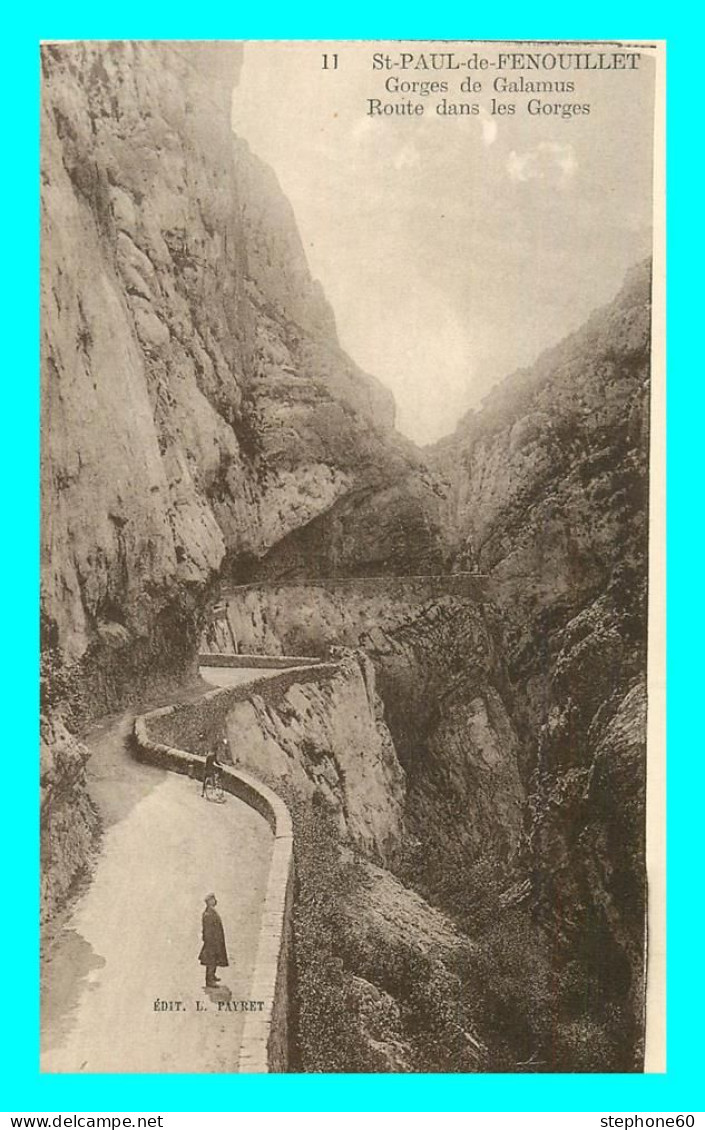 A813 / 577 66 - SAINT PAUL DE FENOUILLET Gorges De Galamus Route Dans Les Gorges - Otros & Sin Clasificación