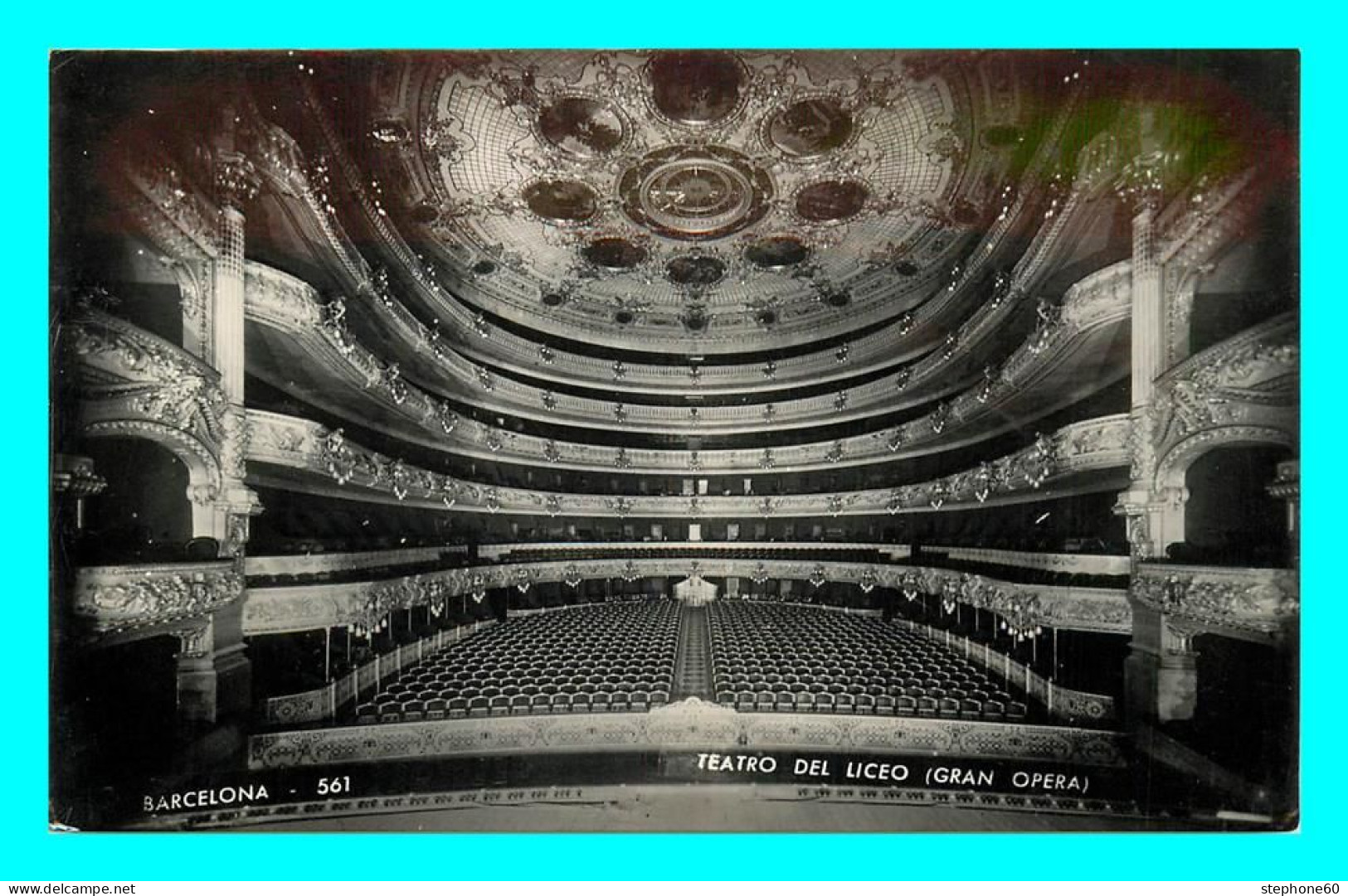 A814 / 005 EspagneBARCELONA Teatro Del Liceo Gran Opera - Barcelona