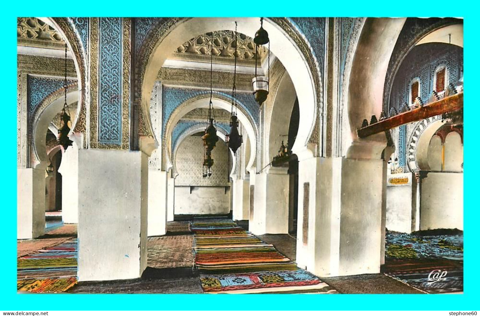 A814 / 009 Algérie TLEMCEN Sid Bou Medine Intérieur De La Mosquée - Tlemcen