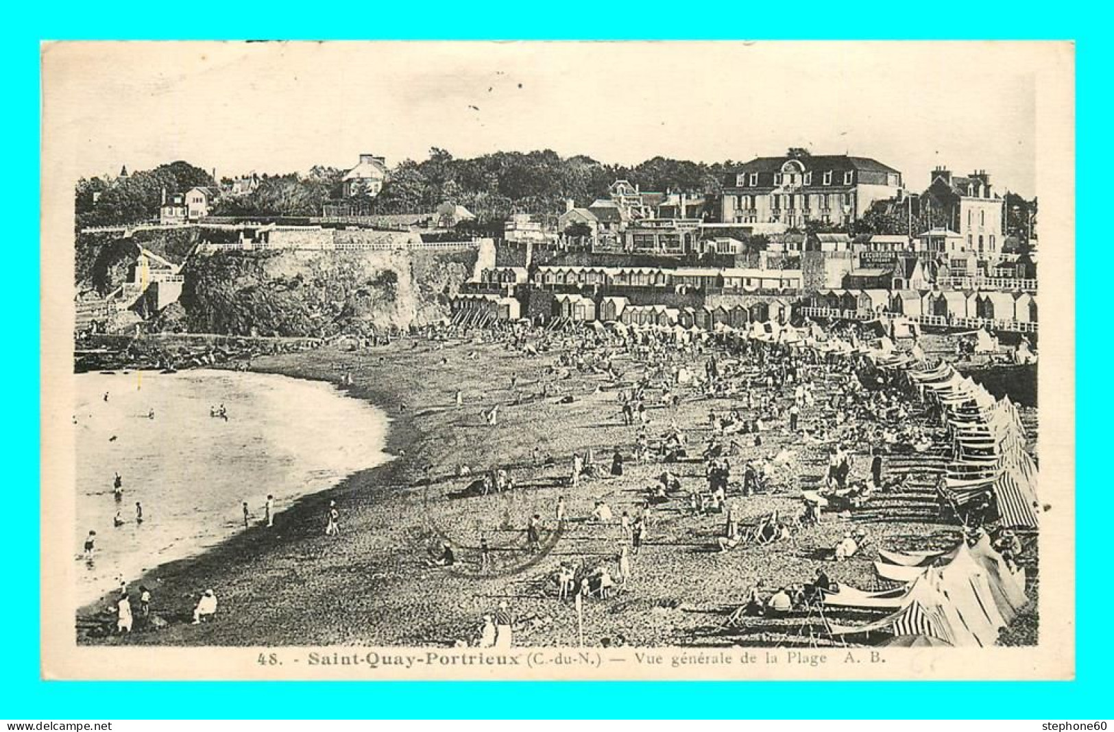 A818 / 053 22 - SAINT QUAY PORTRIEUX Vue Générale De La Plage - Saint-Quay-Portrieux