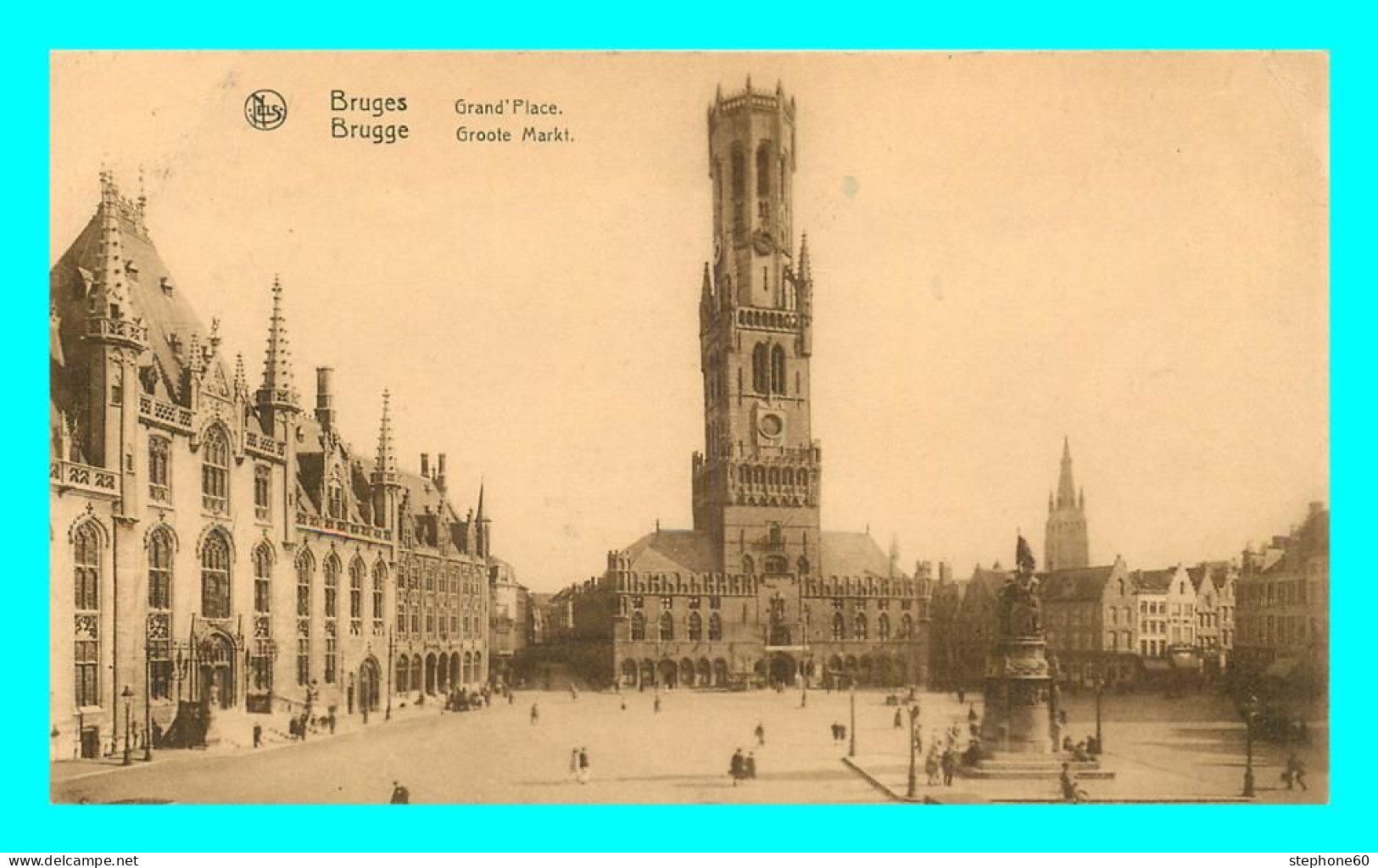 A818 / 521  Timbre Albert Ier Surcharge 35c / 40c Belgique Au Dos Brugge - Sonstige & Ohne Zuordnung