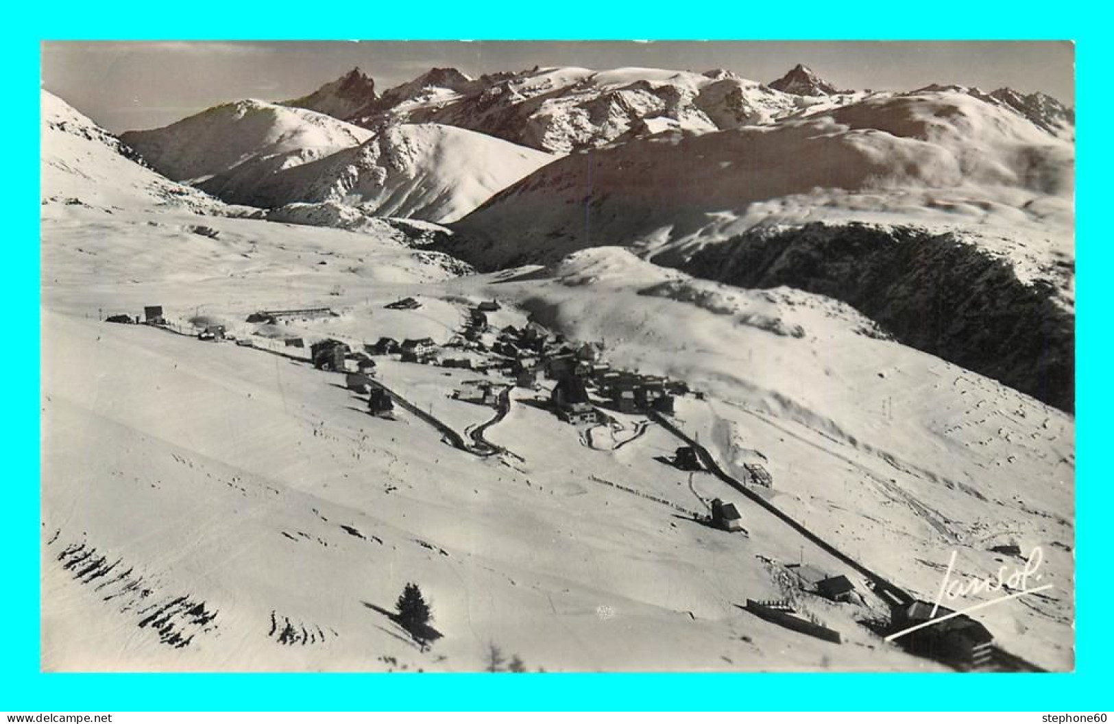 A818 / 231 38 - ALPE D'HUEZ Vue Générale Sur Le Massif De La Meije - Autres & Non Classés