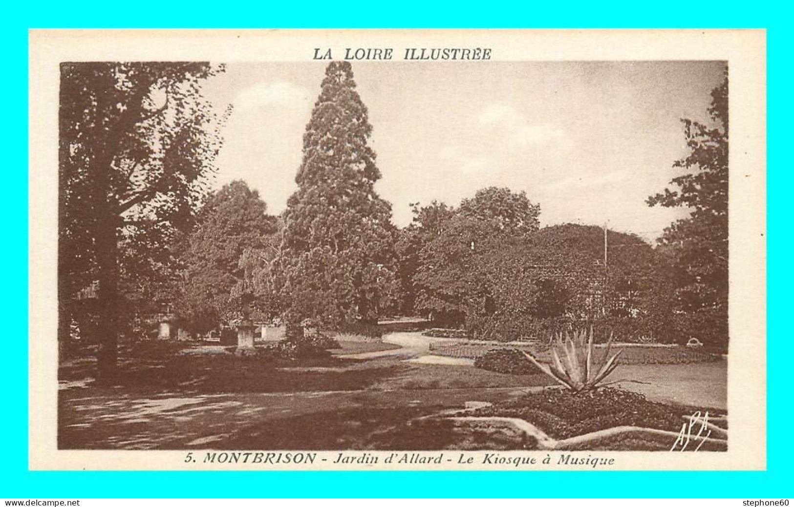 A815 / 339 42 - MONTBRISON Jardin D'Allard Kiosque à Musique - Montbrison