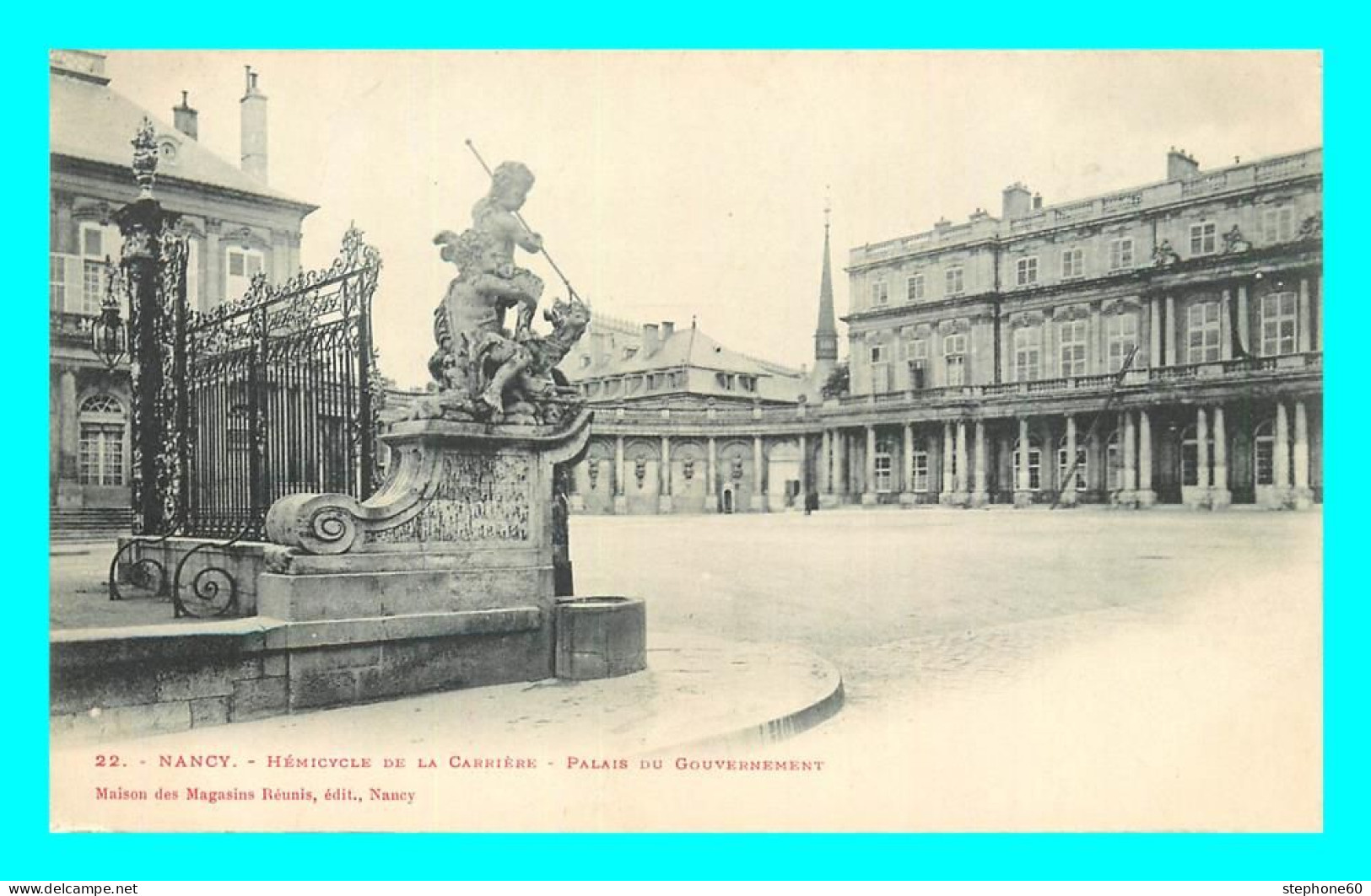 A815 / 415 54 - NANCY Hémicycle De La Carriere Palais Du Gouvernement - Nancy