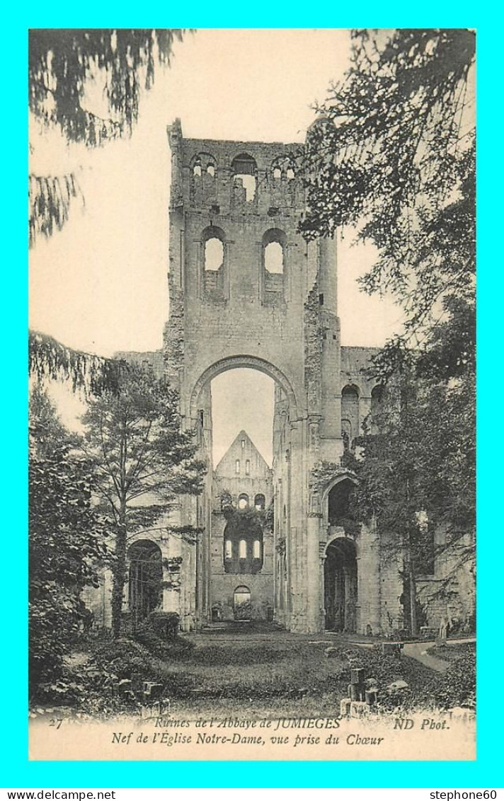 A816 / 479 76 - JUMIEGES Ruines De L'Abbaye Nef De L'Eglise Notre Dame - Jumieges