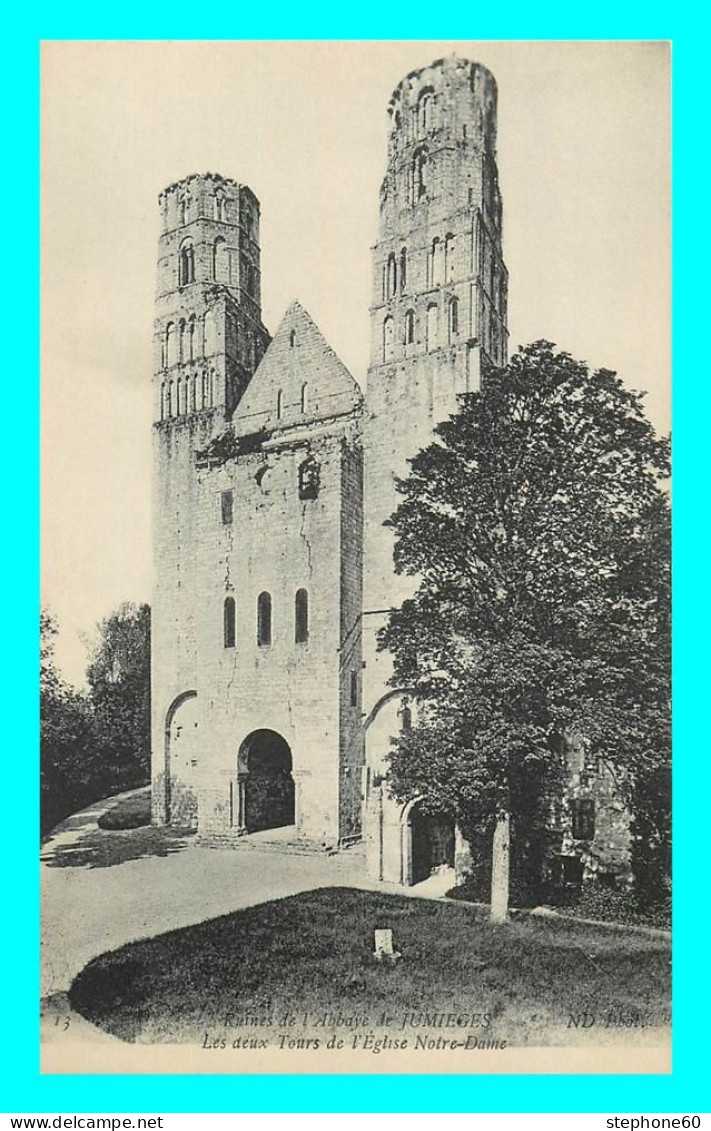 A816 / 485 76 - JUMIEGES Ruines De L'Abbaye Les Deux Tours De L'Eglise - Jumieges