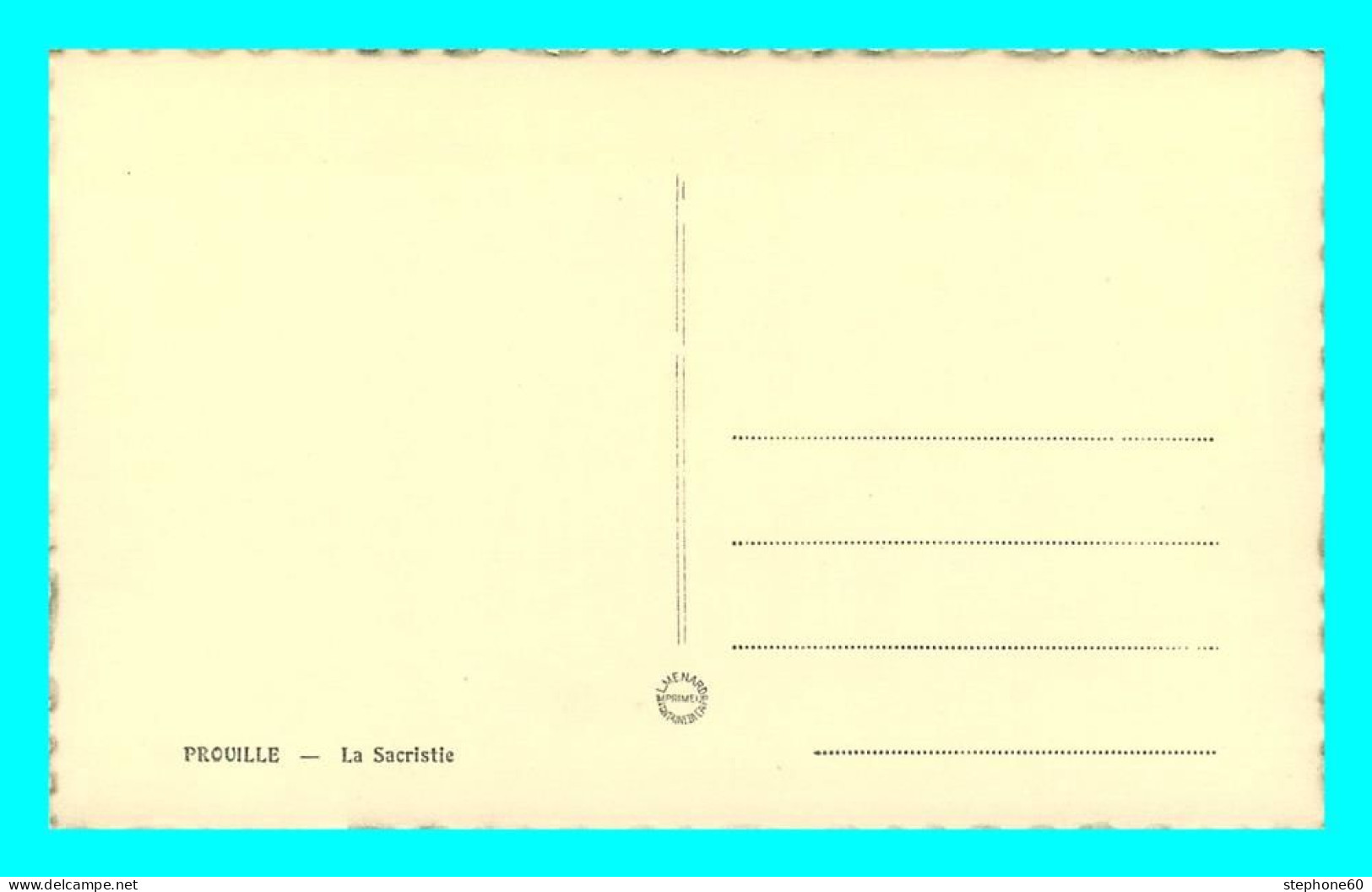 A816 / 441 11 - PROUILLE La Sacristie - Sonstige & Ohne Zuordnung