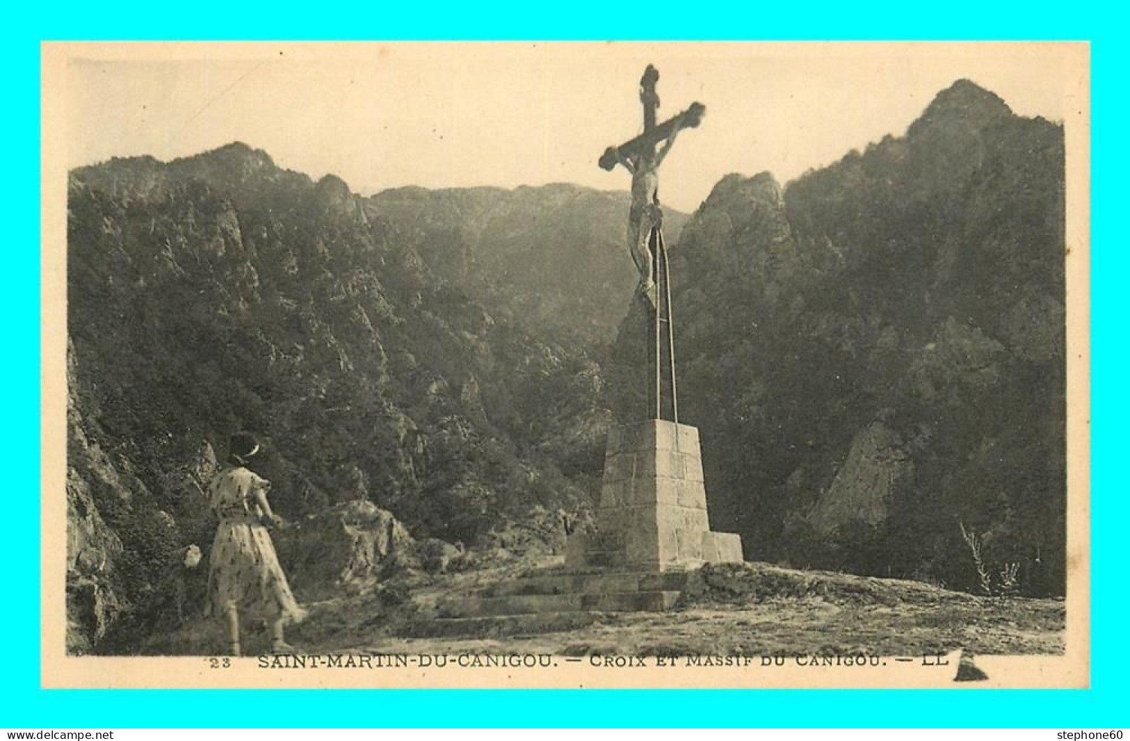 A816 / 417 66 - SAINT MARTIN DU CANIGOU Croix Et Massif Du Canigou - Other & Unclassified