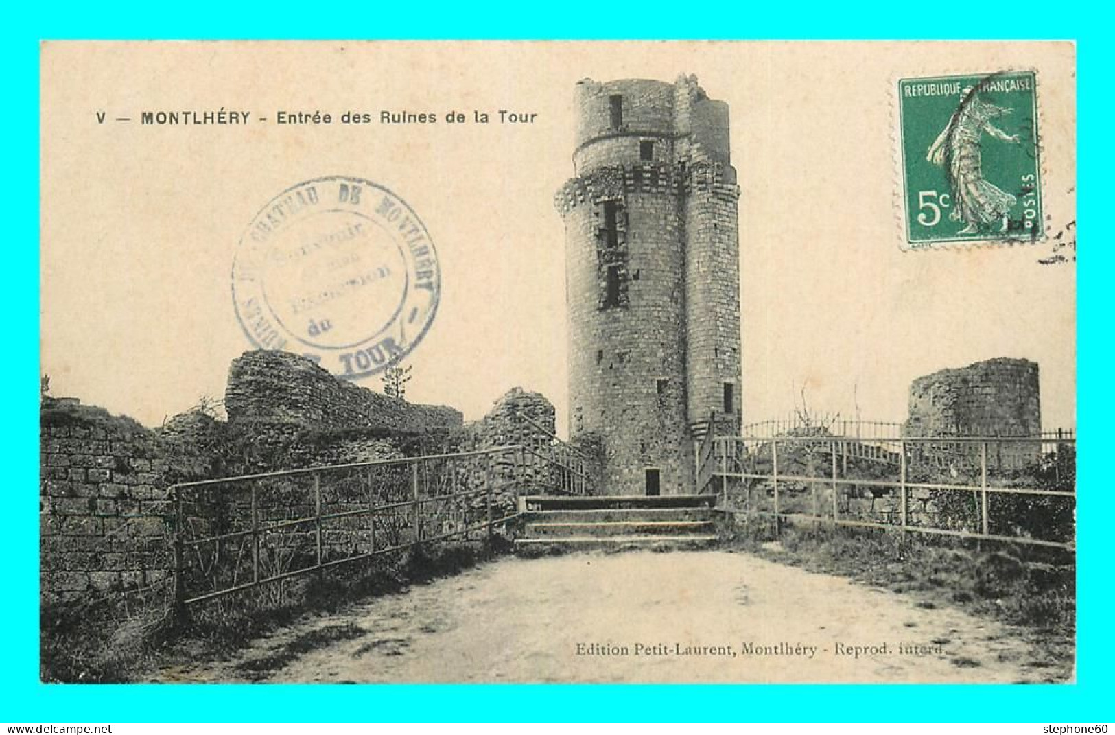 A820 / 423 91 - MONTLHERY Entrée Des Ruines De La Tour - Montlhery