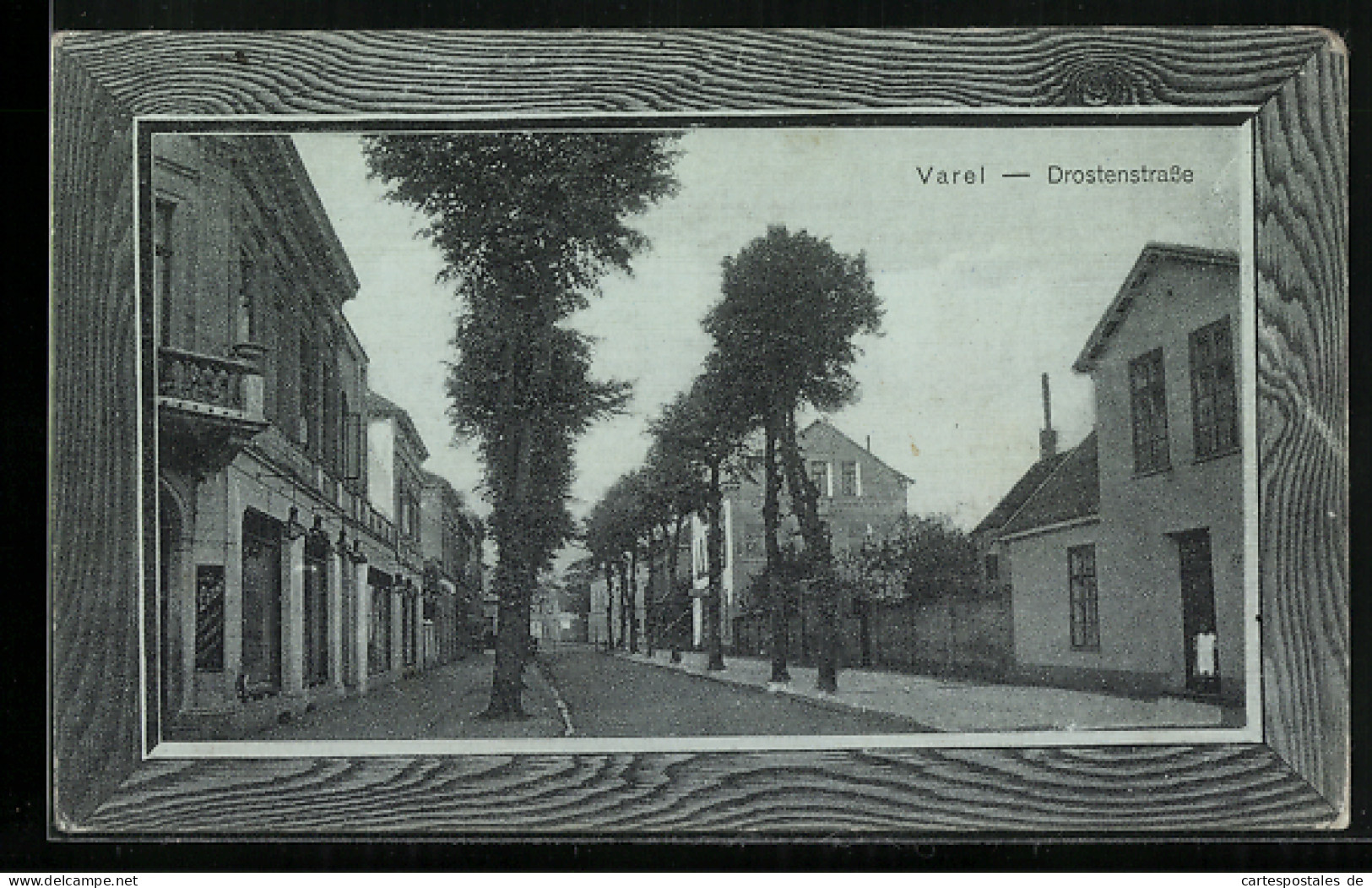 AK Varel, Blick In Die Drostenstrasse  - Varel