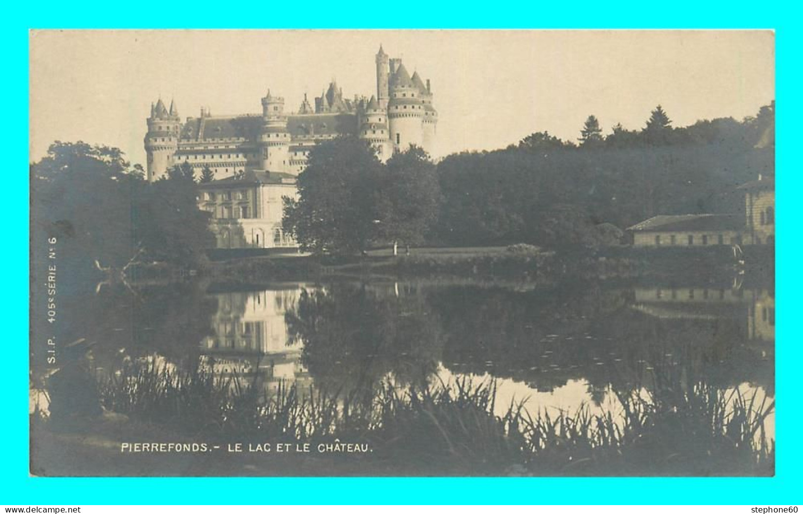 A820 / 527 60 - PIERREFONDS Le Lac Et Le Chateau - Pierrefonds