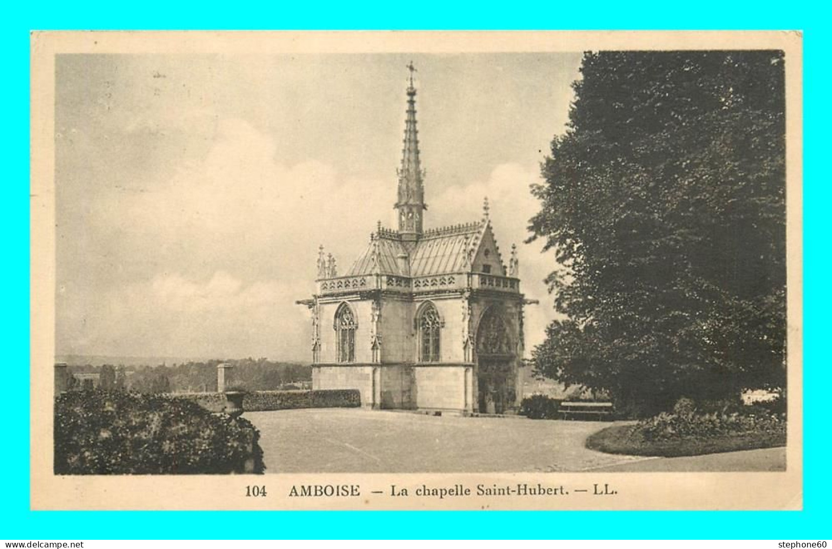 A820 / 525 37 - AMBOISE Chapelle Saint Hubert ( Timbre N° 324 Seul ) - Amboise