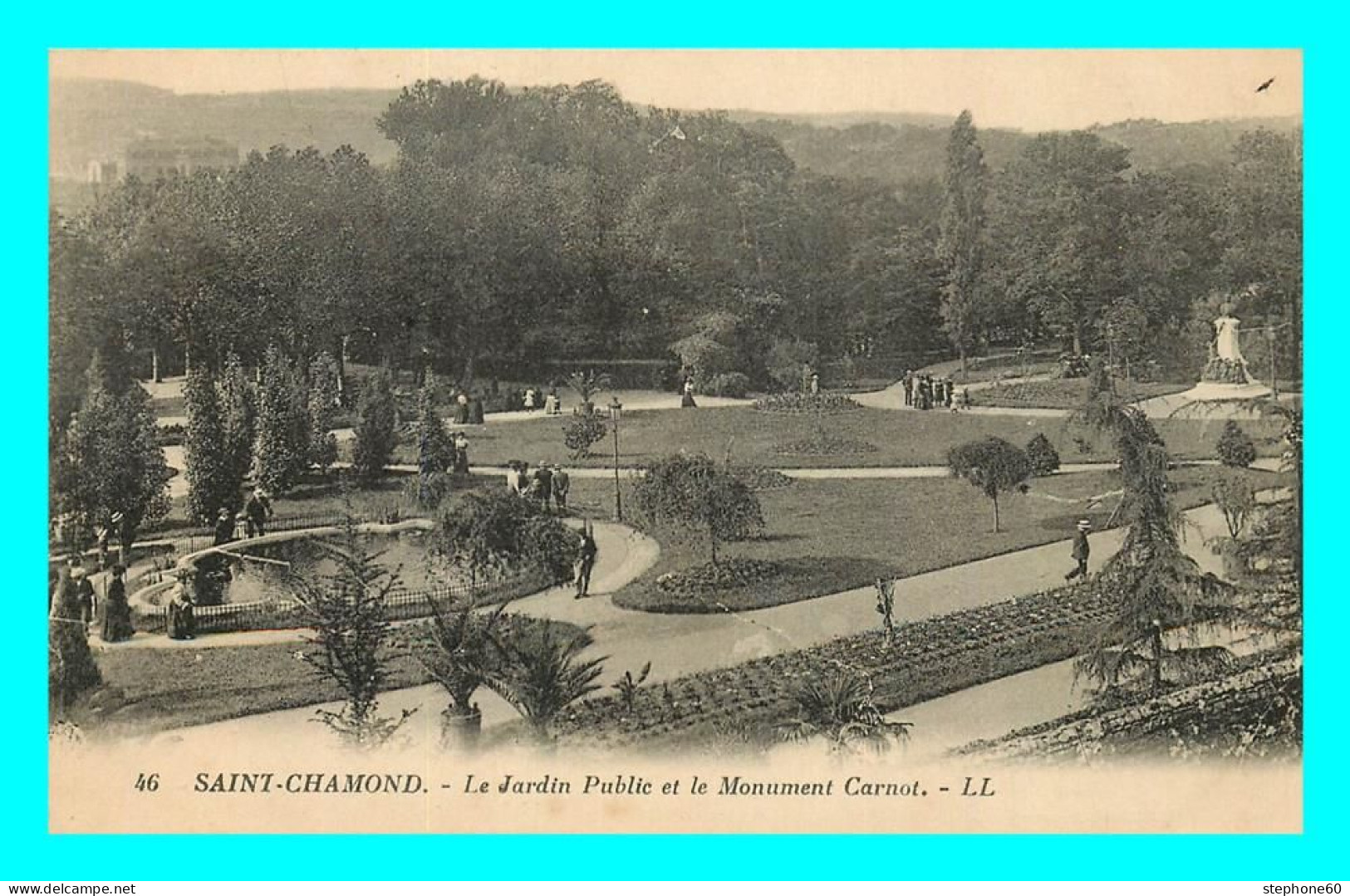 A817 / 279 42 - SAINT CHAMOND Jardin Public Et Monument Carnot - Saint Chamond