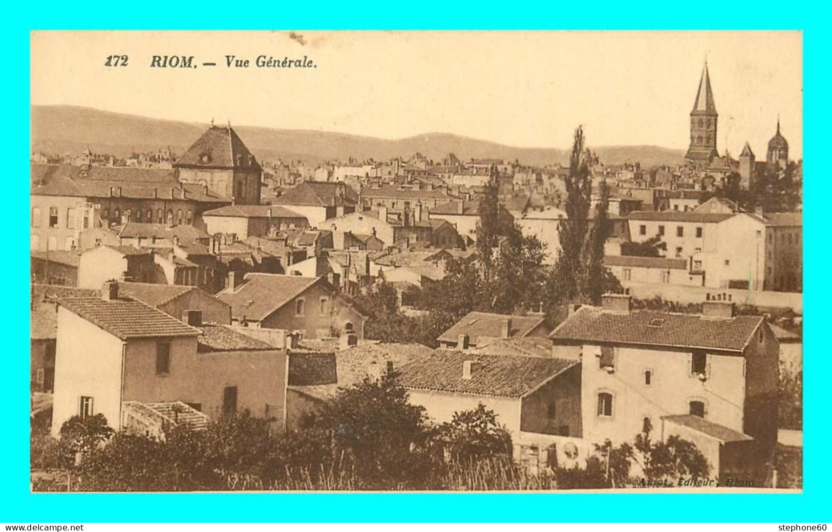 A817 / 209 63 - RIOM Vue Générale - Riom