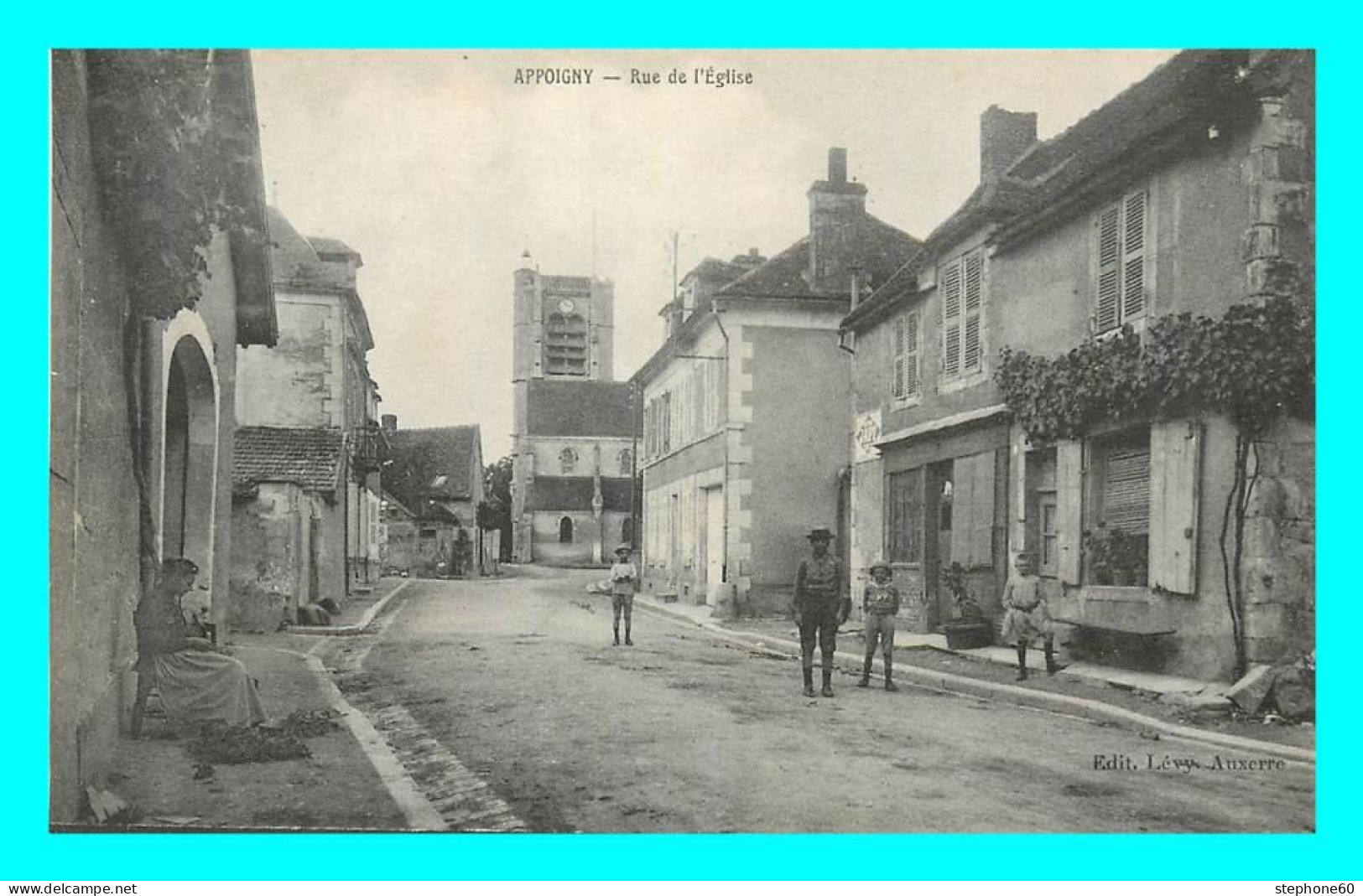 A817 / 001 89 - APPOIGNY Rue De L'Eglise - Appoigny