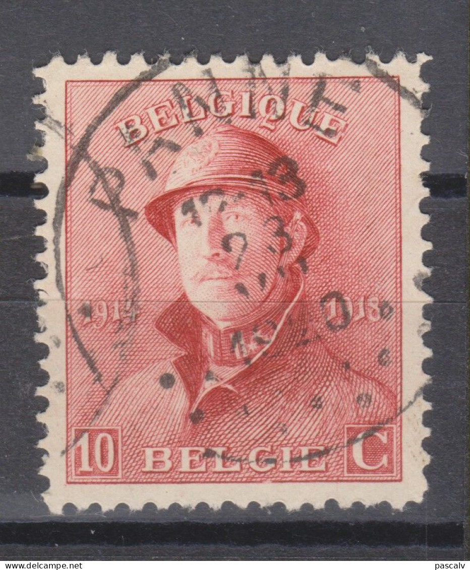 COB 168 Oblitération Centrale PANNE - 1919-1920  Re Con Casco