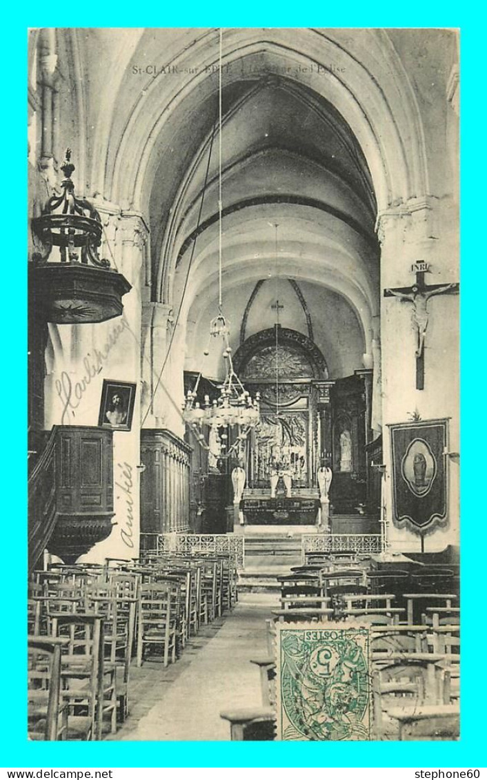 A821 / 633 95 - SAINT CLAIR SUR EPTE Intérieur De L'Eglise - Autres & Non Classés