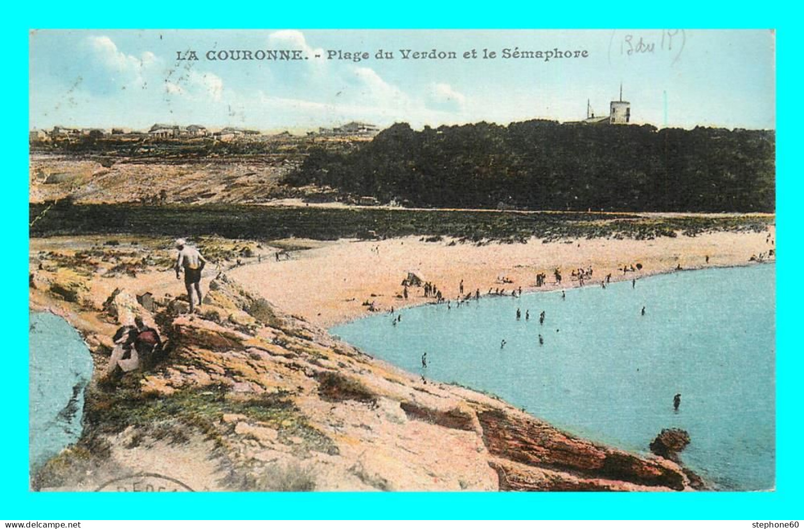 A819 / 211 13 - LA COURONNE Plage Du Verdon Et Sémaphore - Autres & Non Classés